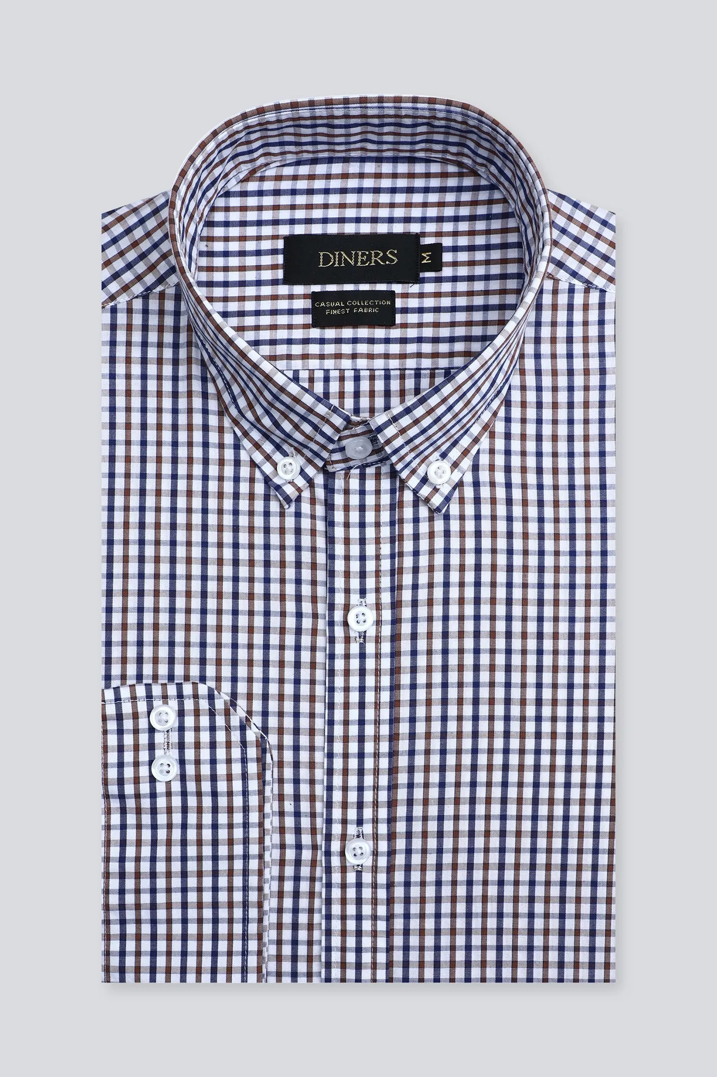Multicolor Mini Check Casual Shirt