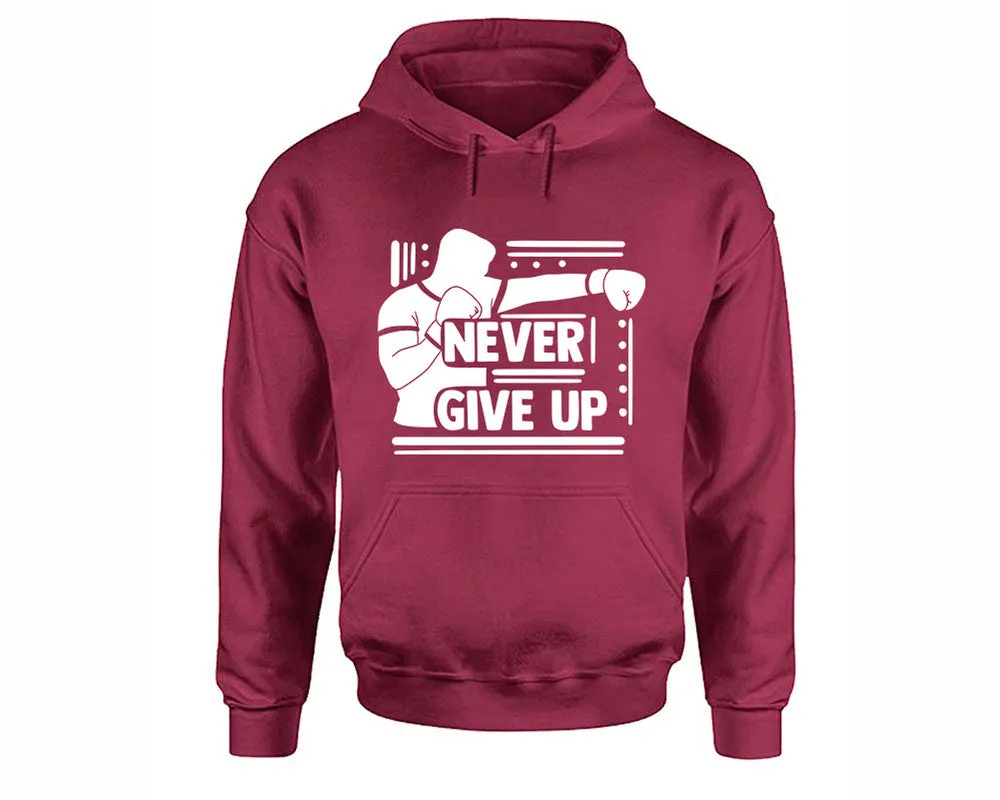 Never Give Up Pullover Hoodie