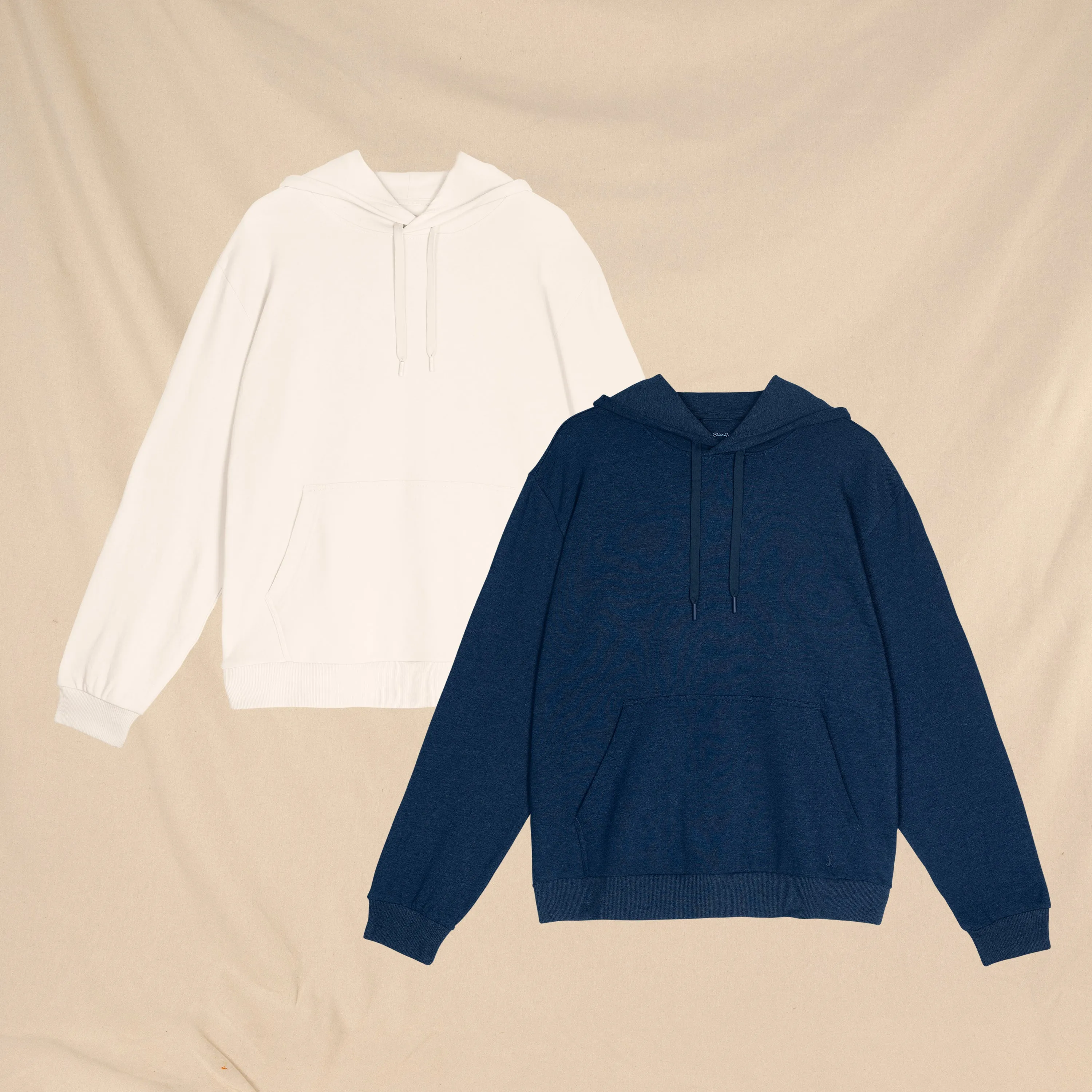 Oatmeal and Navy | Goldilocks™ Men’s Lounge Hoodie 2 Pack From Shinesty