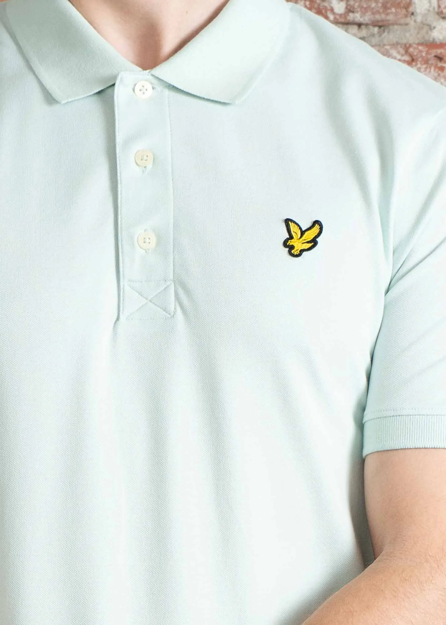Plain polo - ambient green