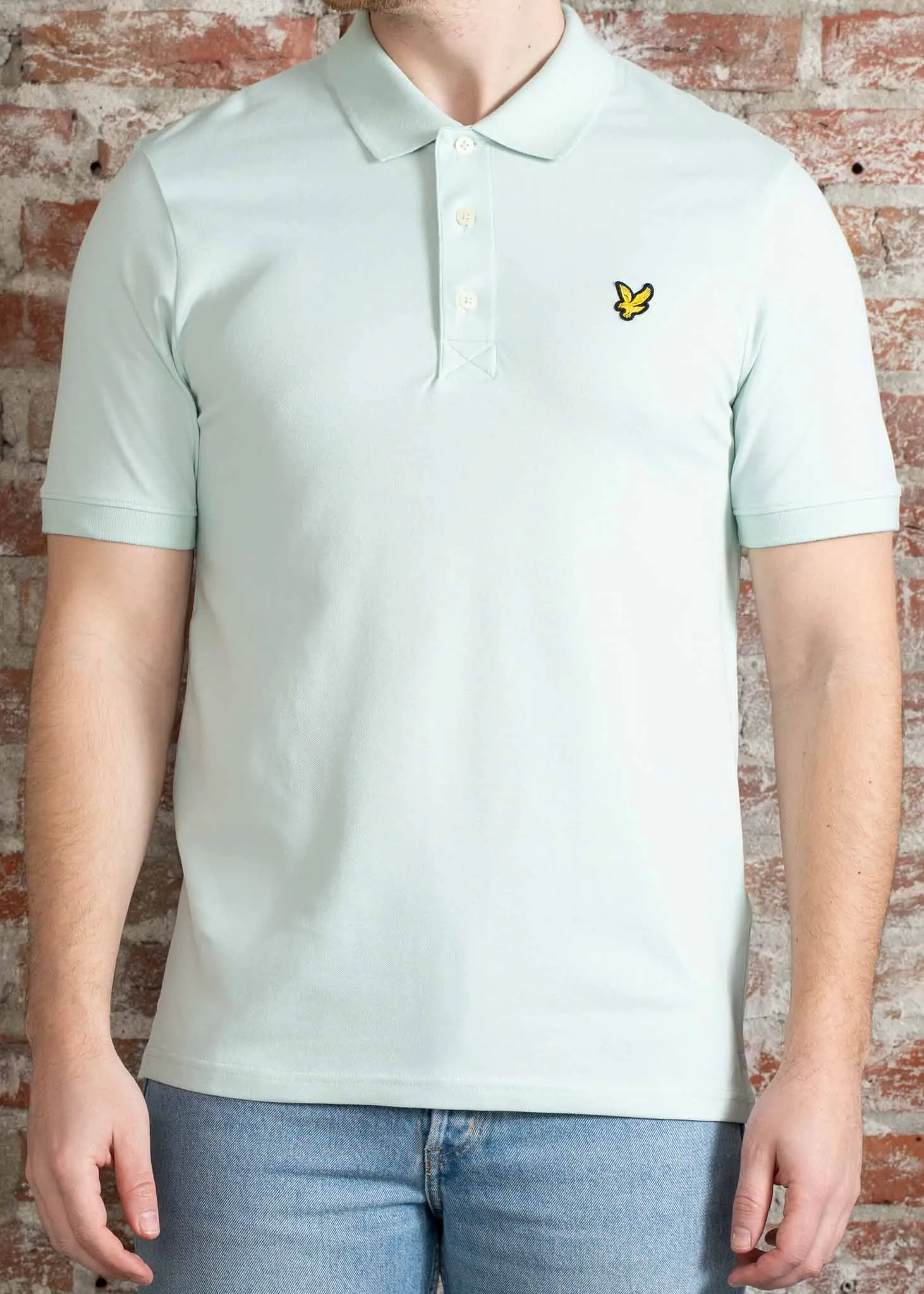 Plain polo - ambient green