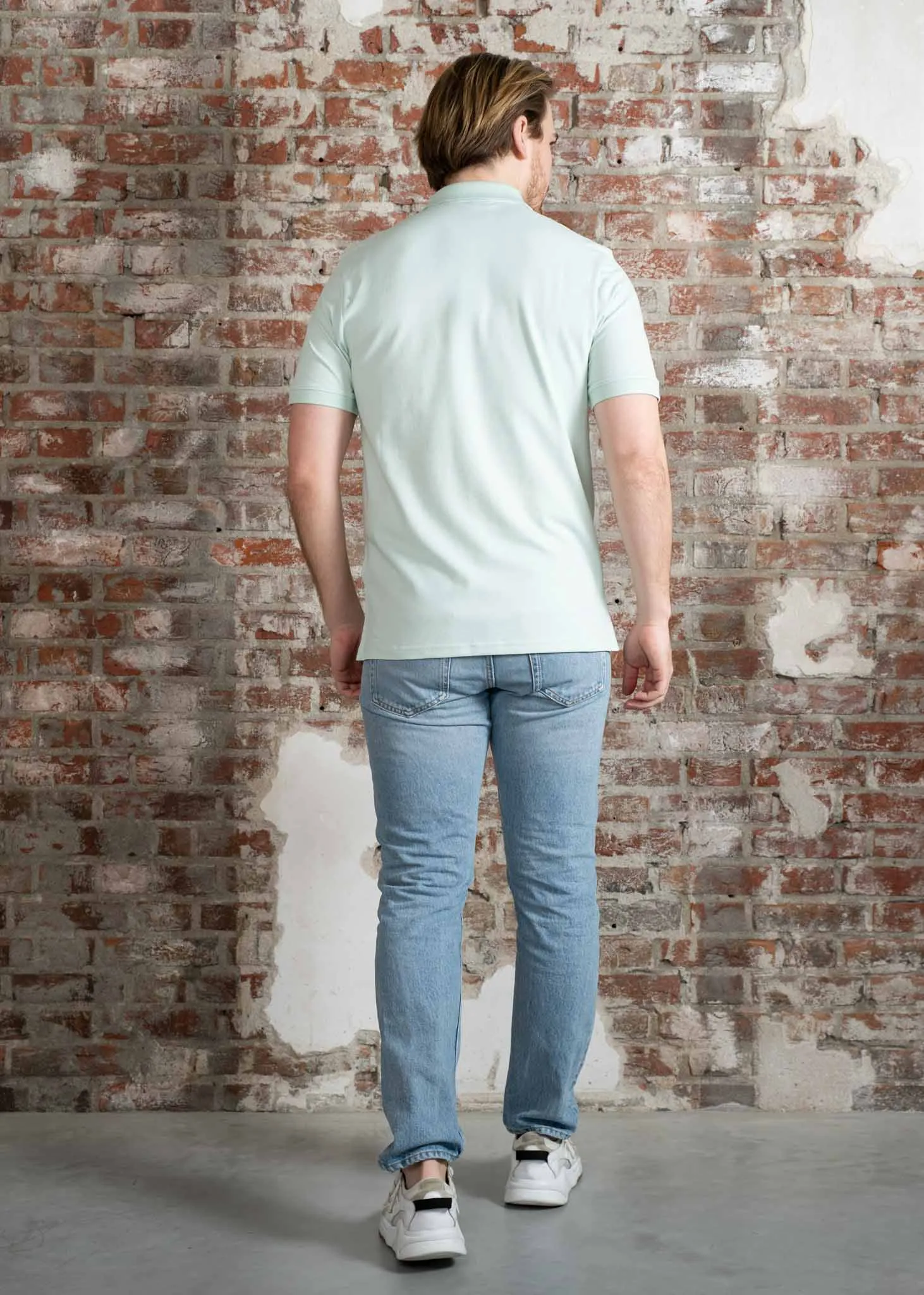 Plain polo - ambient green