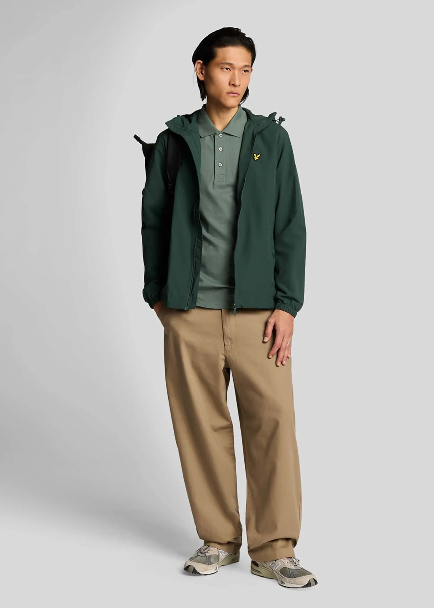 Plain polo shirt - green mercurial