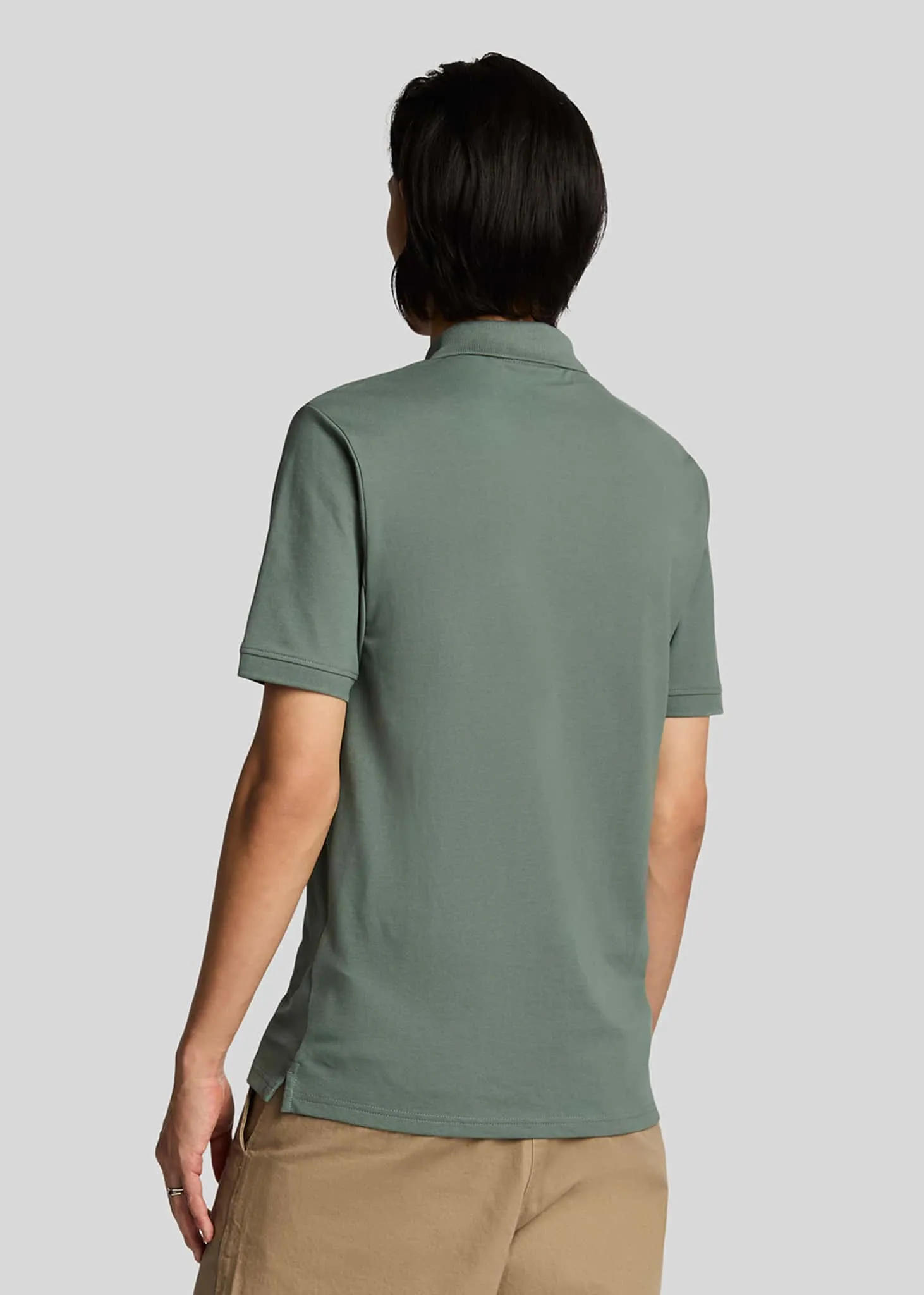 Plain polo shirt - green mercurial