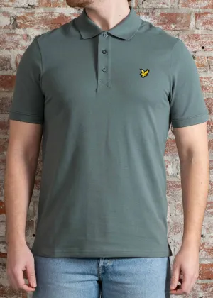 Plain polo shirt - green mercurial