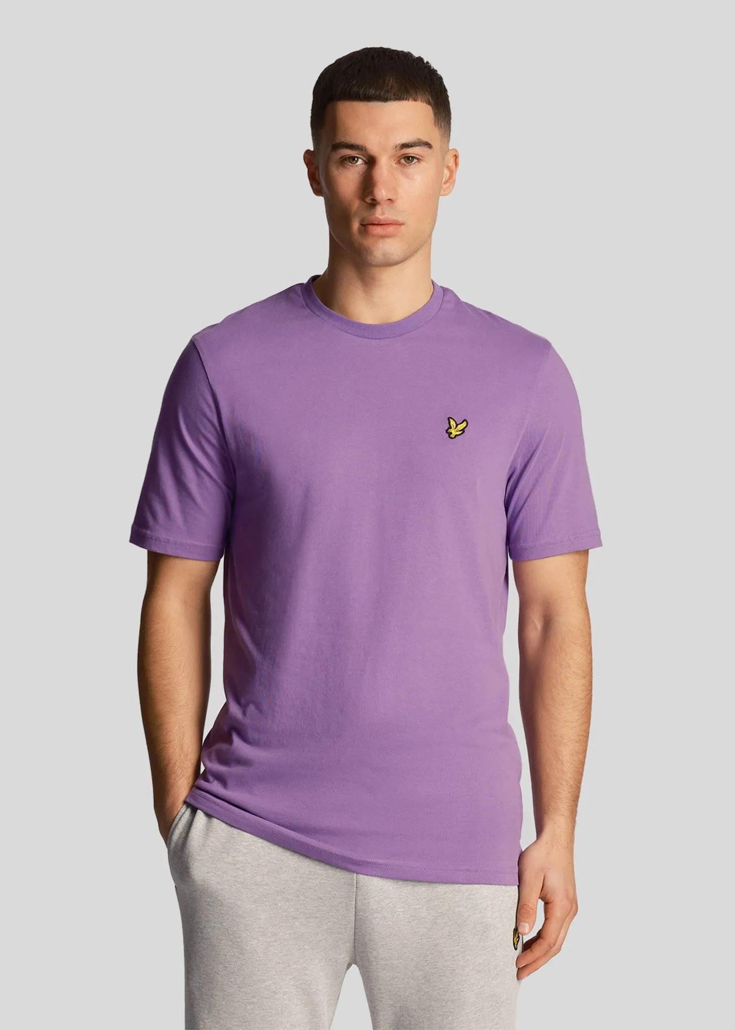 Plain t-shirt - card purple