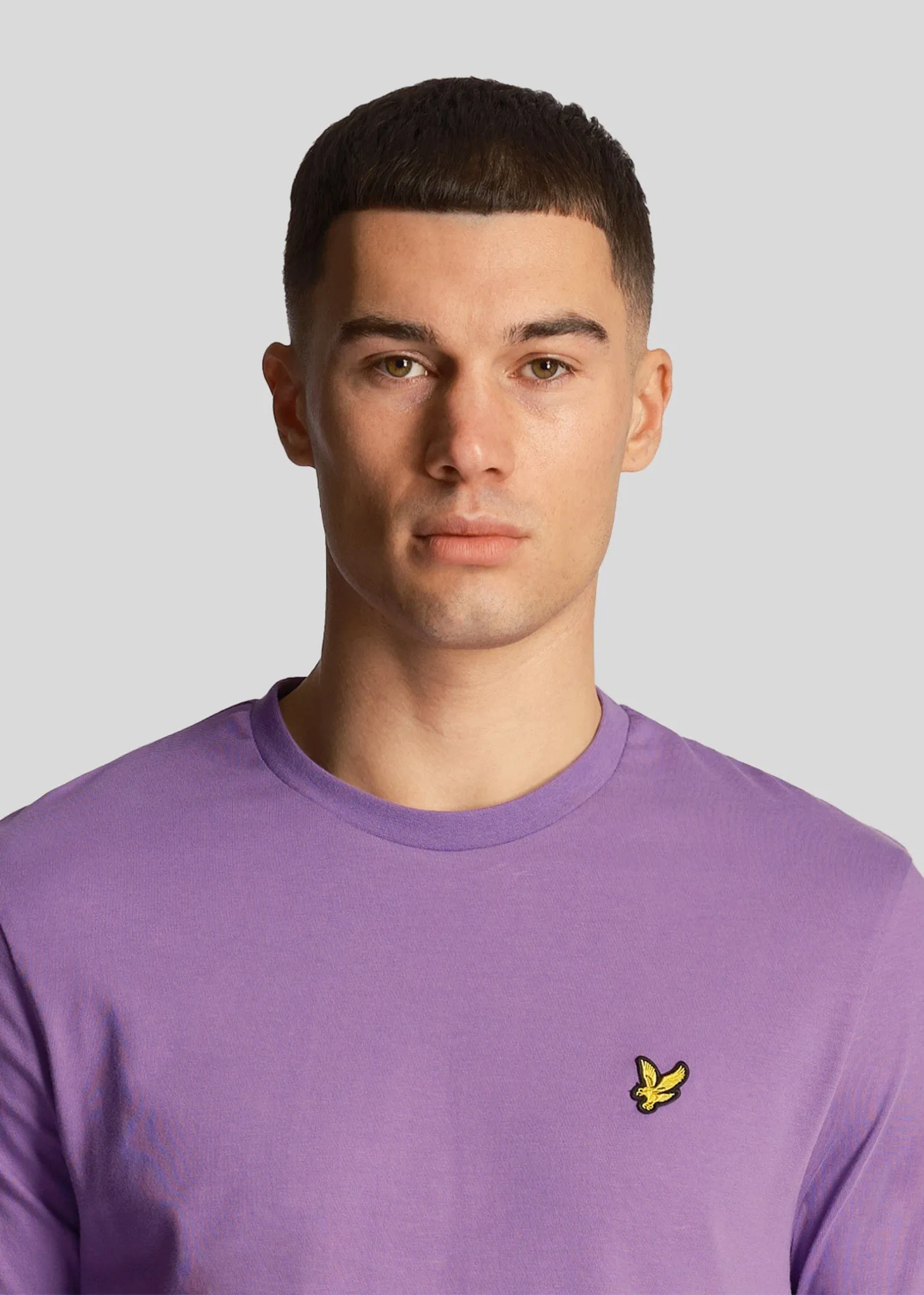 Plain t-shirt - card purple