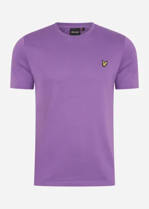 Plain t-shirt - card purple