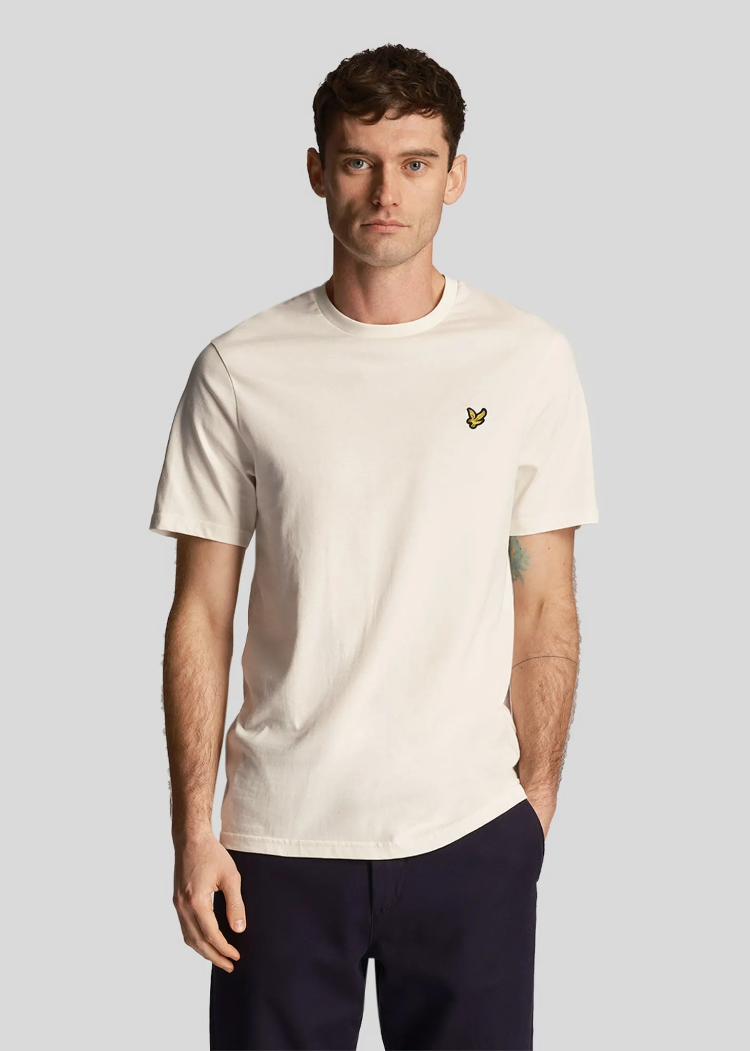 Plain t-shirt - chalk