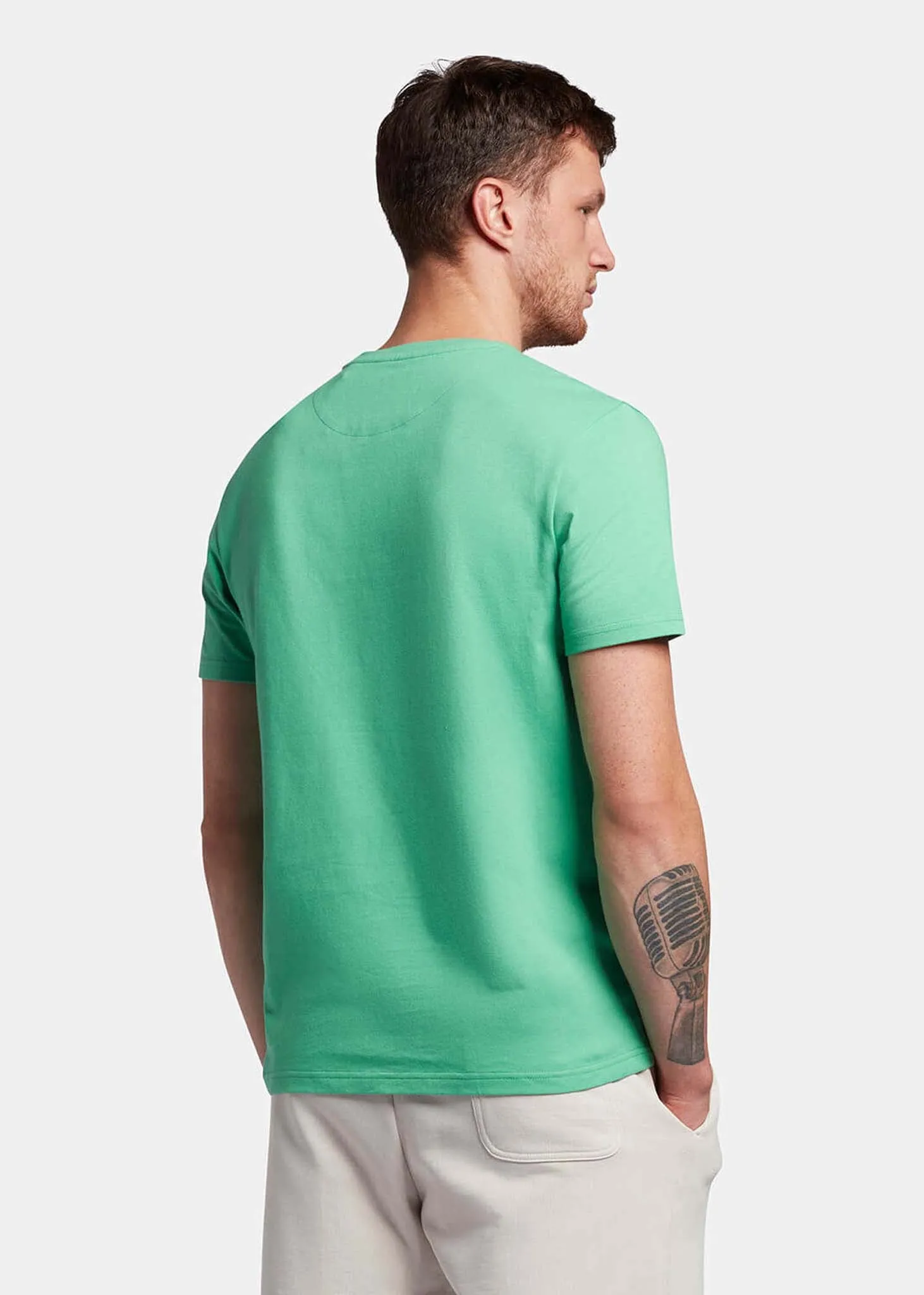 Plain t-shirt - green glaze