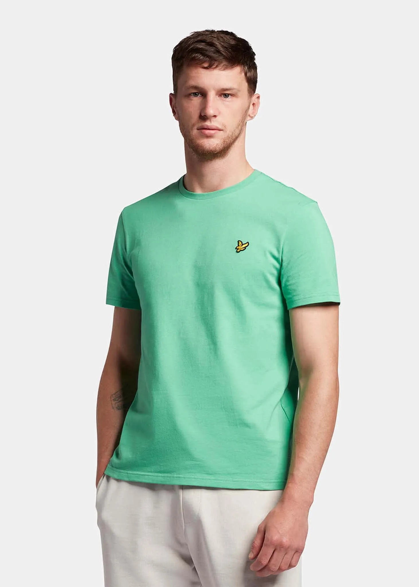 Plain t-shirt - green glaze