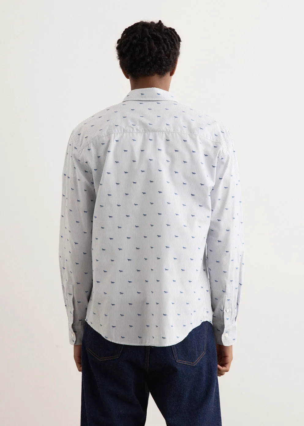 Profile Fox Casual Striped Shirt