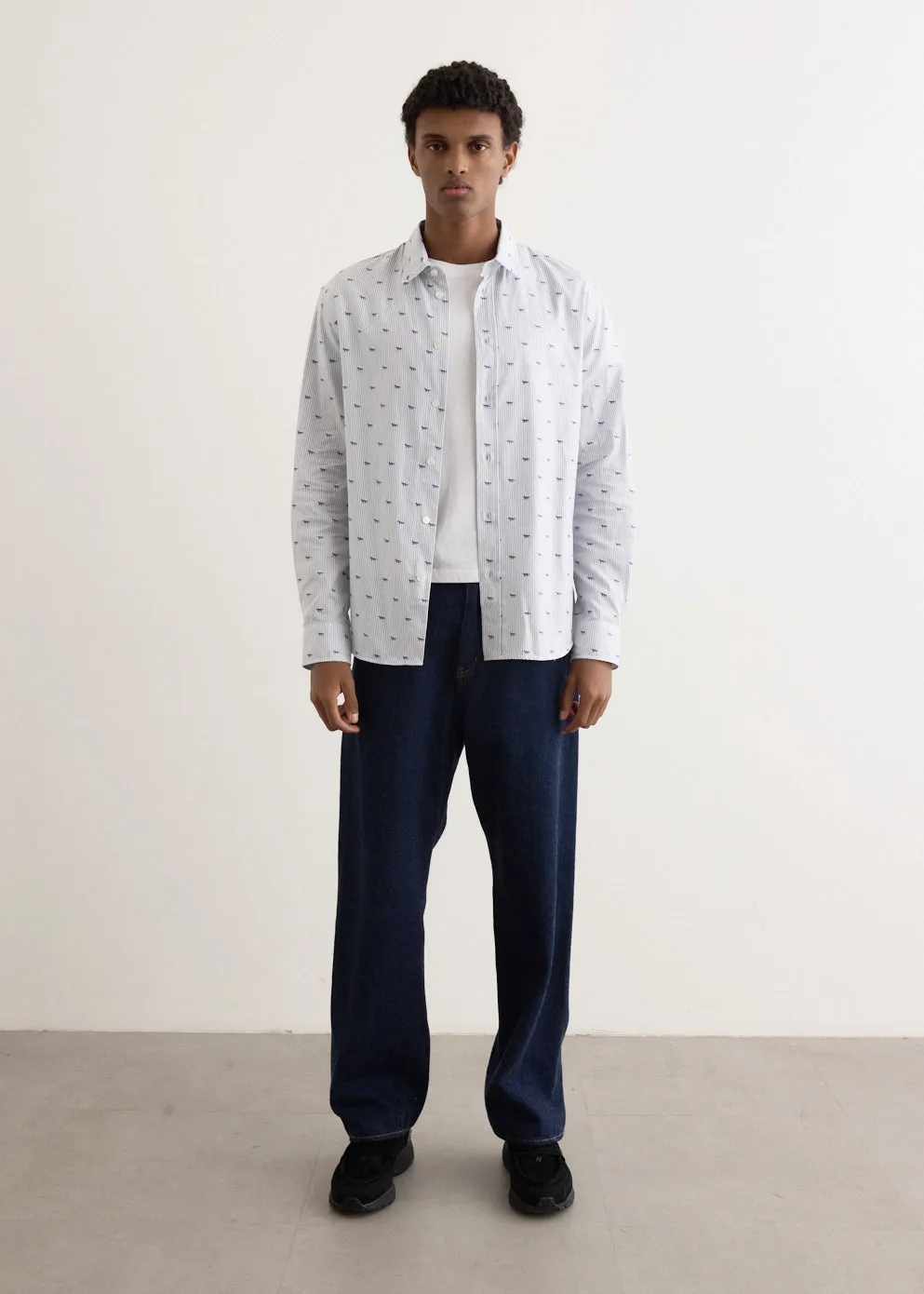 Profile Fox Casual Striped Shirt