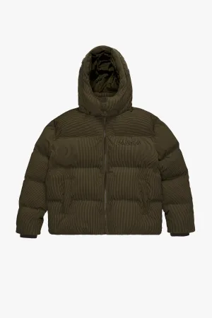 "GOYO" GREEN  PUFFER JACKET