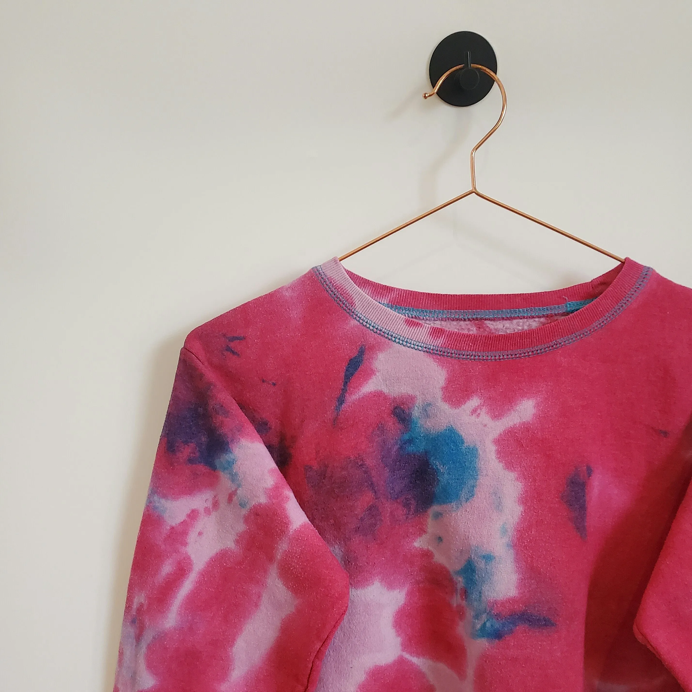 Reworked Retro Tie-Dye Sweatshirt | Size 8-10