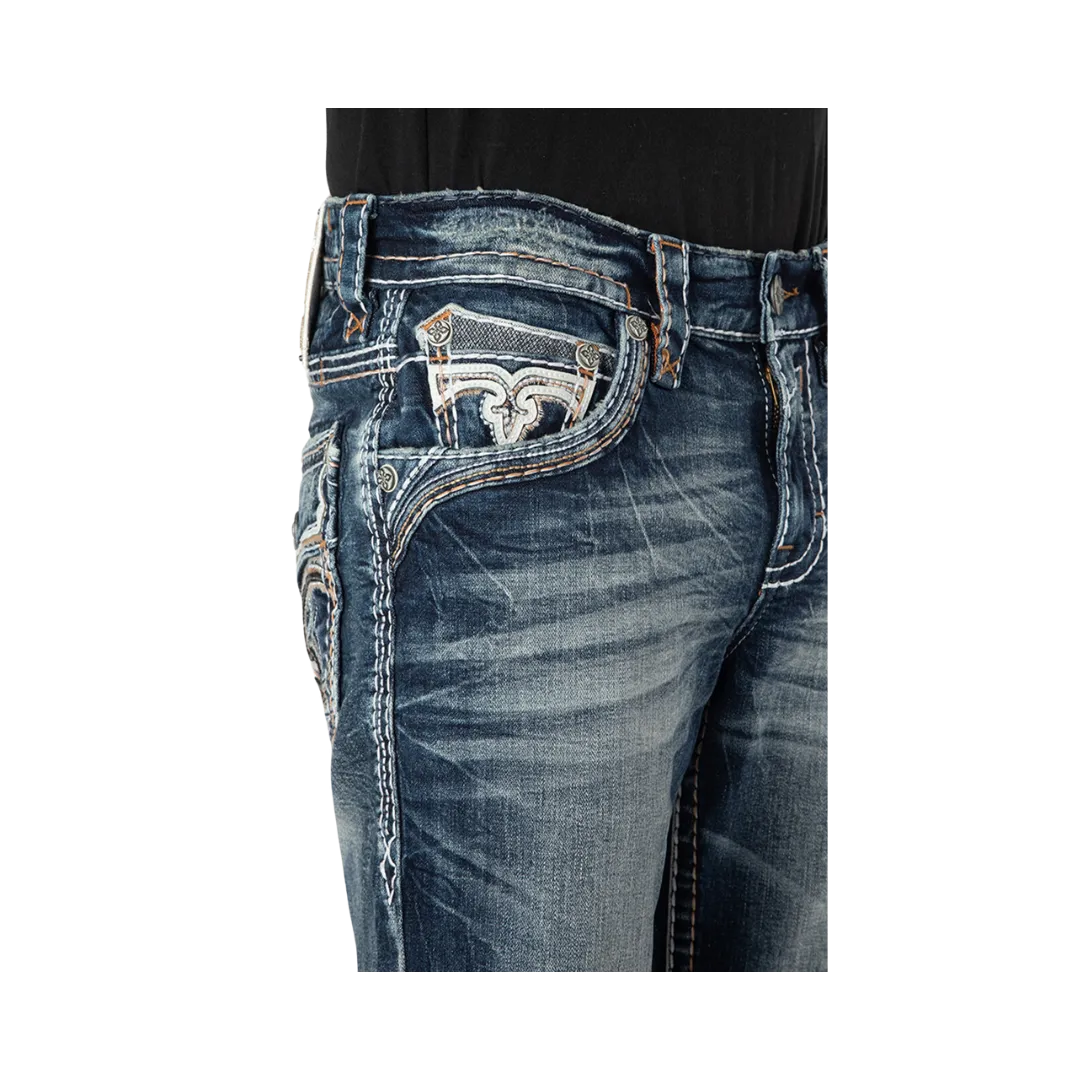 Rock Revival Men's Zinfandel Bootcut Jeans