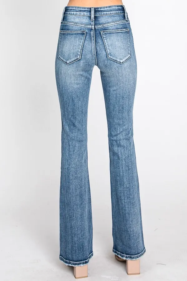 Ryland Mid Rise Stretch Classic Bootcut Jeans