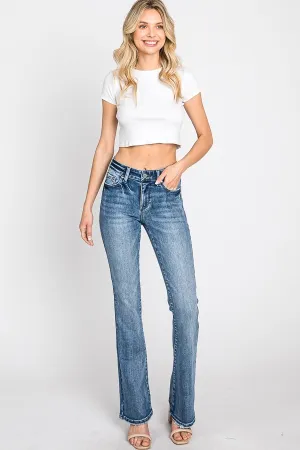 Ryland Mid Rise Stretch Classic Bootcut Jeans