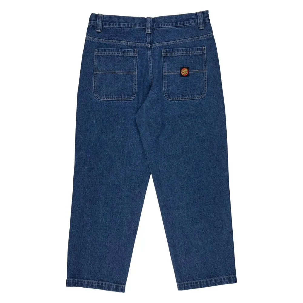 Santa Cruz Pant Classic Label Jean - Classic Blue