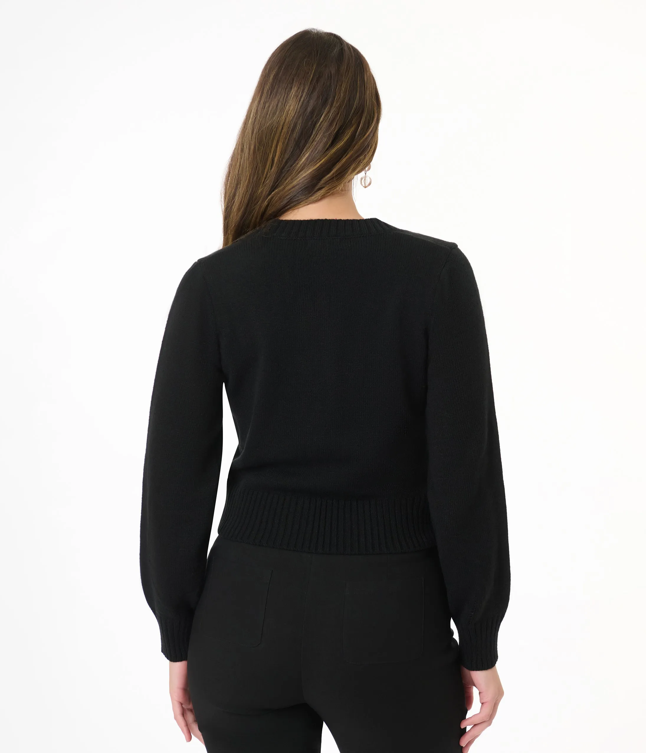 Smak Parlour 1960s Black Monarch Butterfly Cardigan