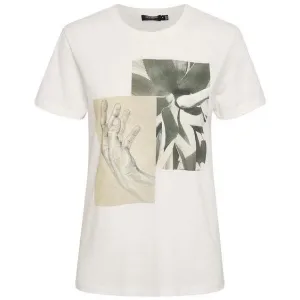 Soaked Womens Grazia Short Sleeve Tee Broken White