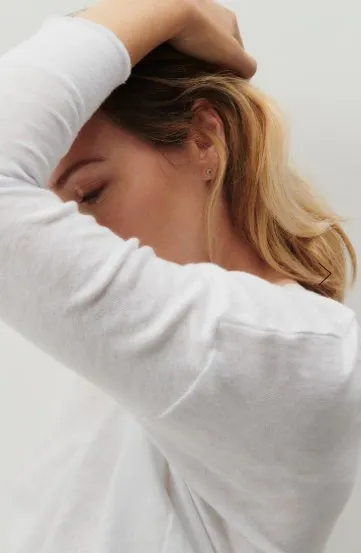 Sonoma Long Sleeve Tee - Blanc