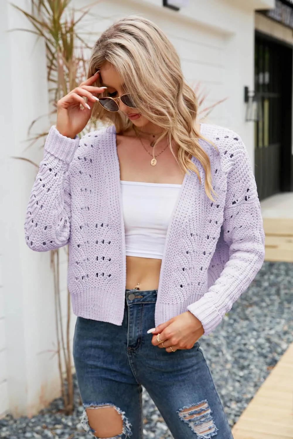 Sprightly Cropped Cardigan