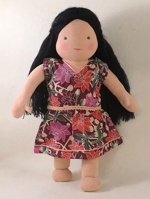 Steiner Girl Doll - Black Hair Large
