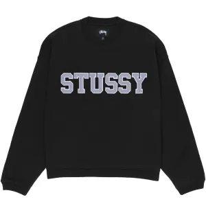 STÜSSY RELAXED OVERSIZED CREW // BLACK