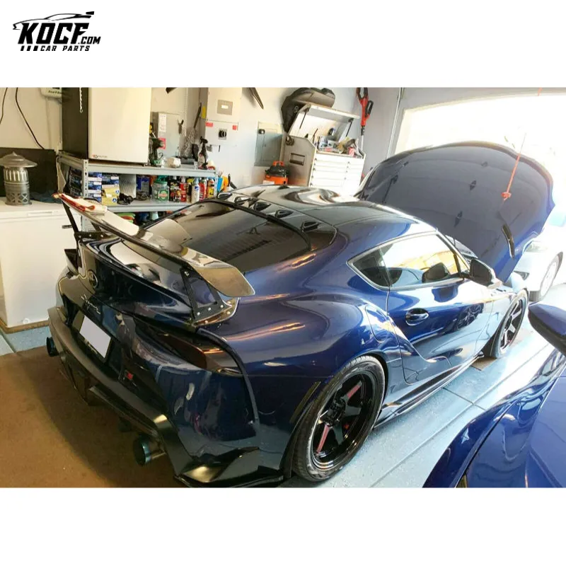 Supra A90 A91 MK5 Spoiler Wing Carbon Fiber Rear Trunk High Wing Spoiler Volt style For 2020 2021 Toyota