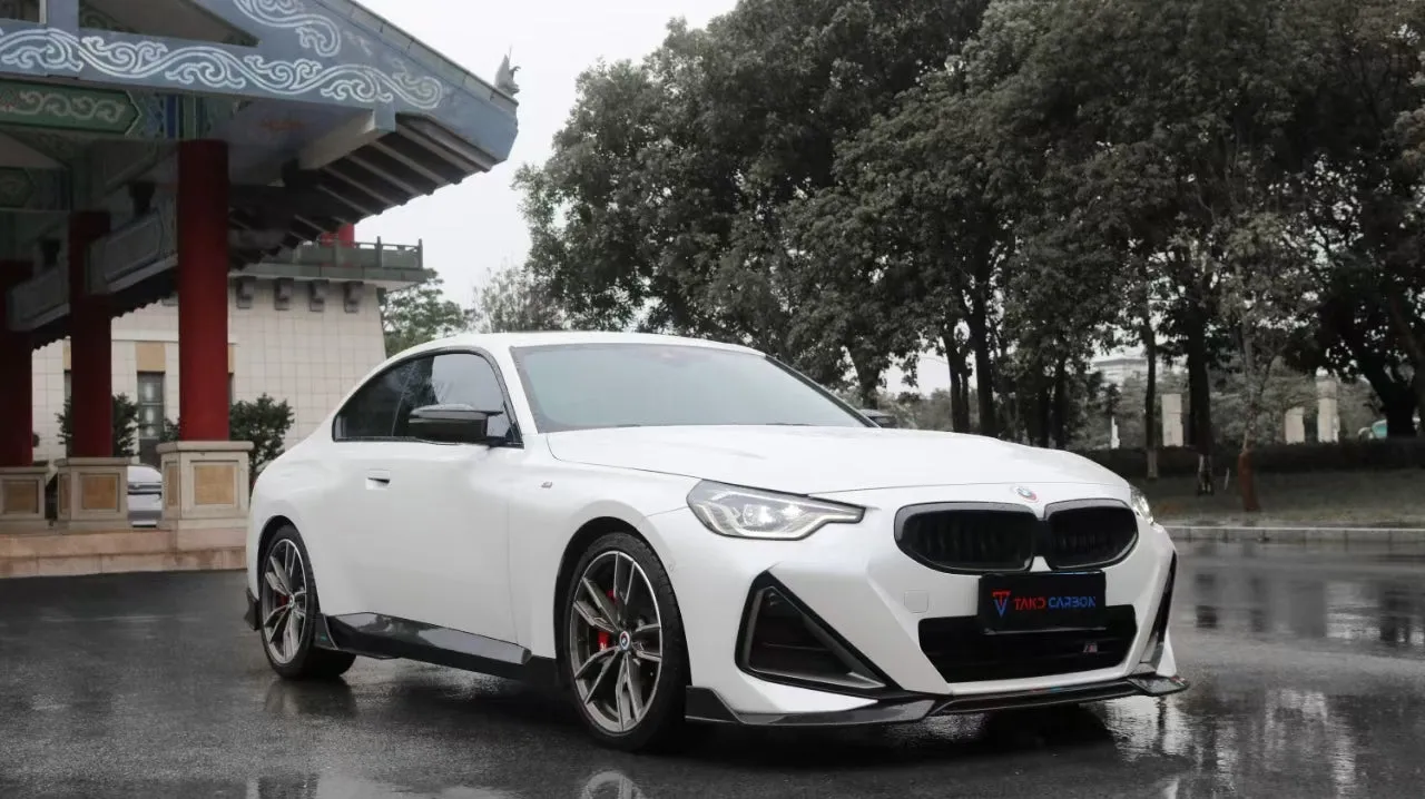 TAKD Carbon Side Skirts for BMW 2 Series 230i M240i G42 2022-ON Carbon Fiber