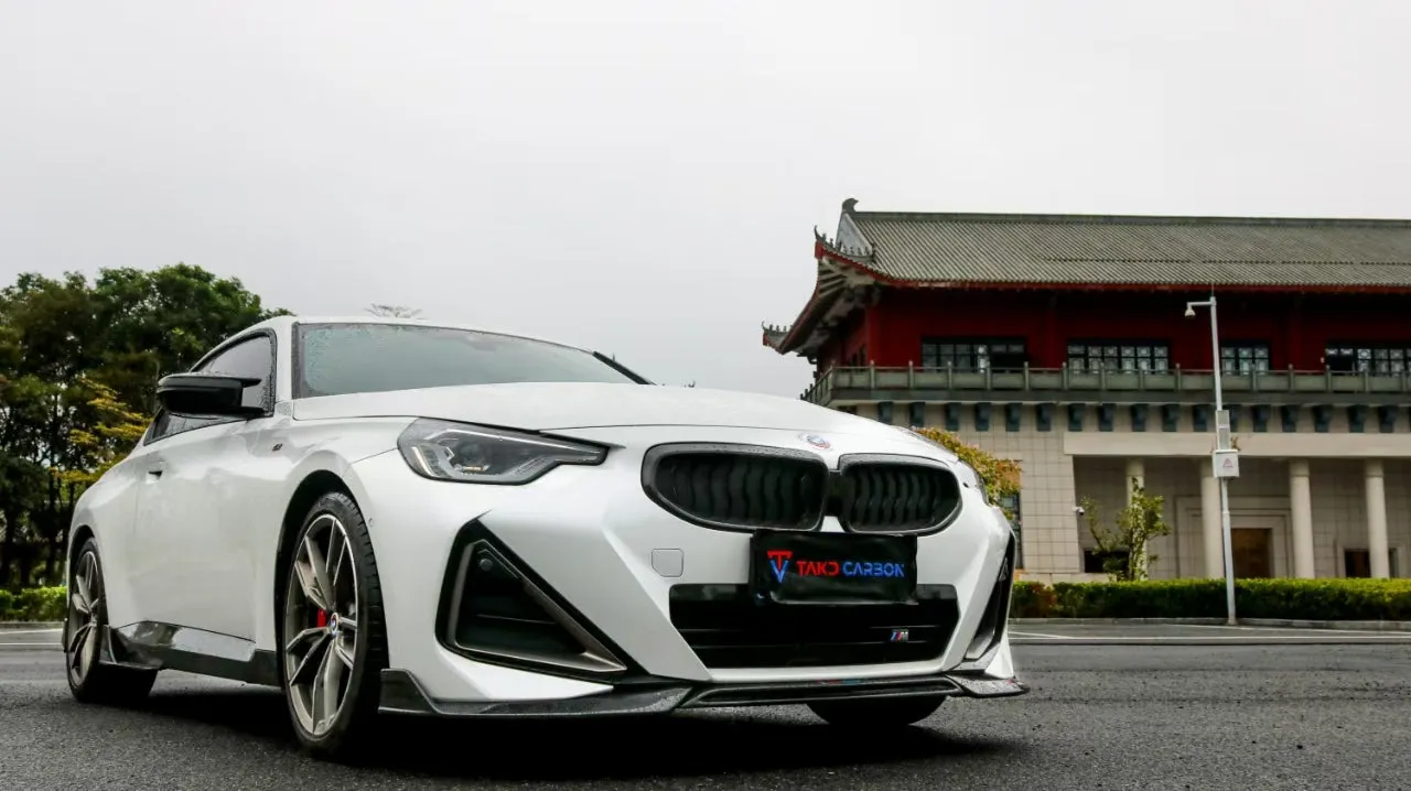 TAKD Carbon Side Skirts for BMW 2 Series 230i M240i G42 2022-ON Carbon Fiber