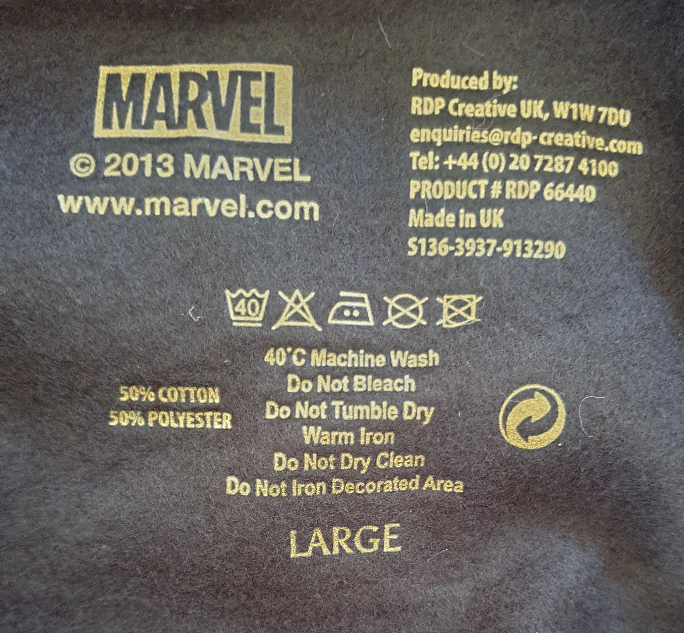Thor Dark World Promotional Hoodie (Large) 2013