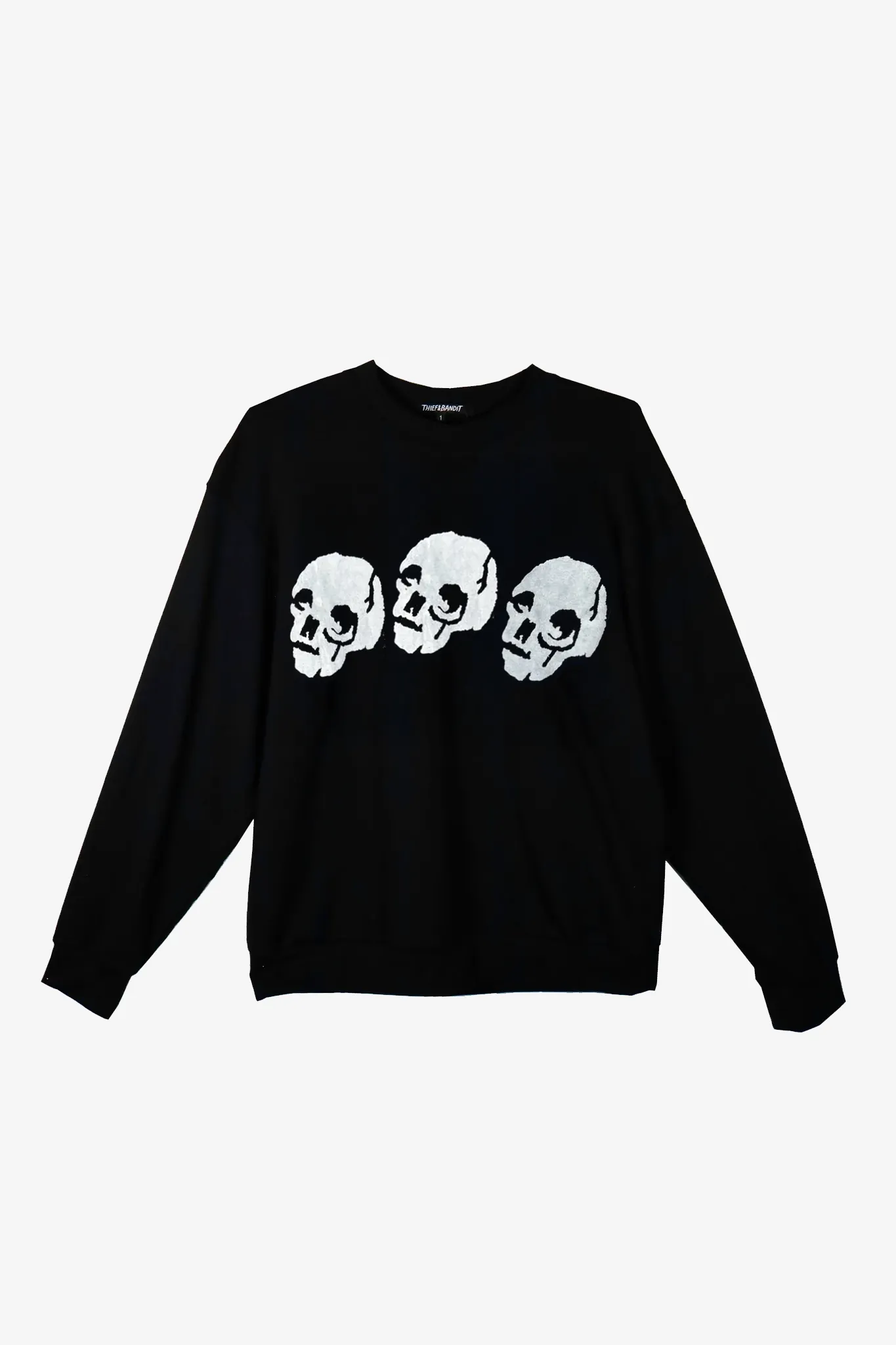 Tri-Skull Relaxed Fit Sweatshirt