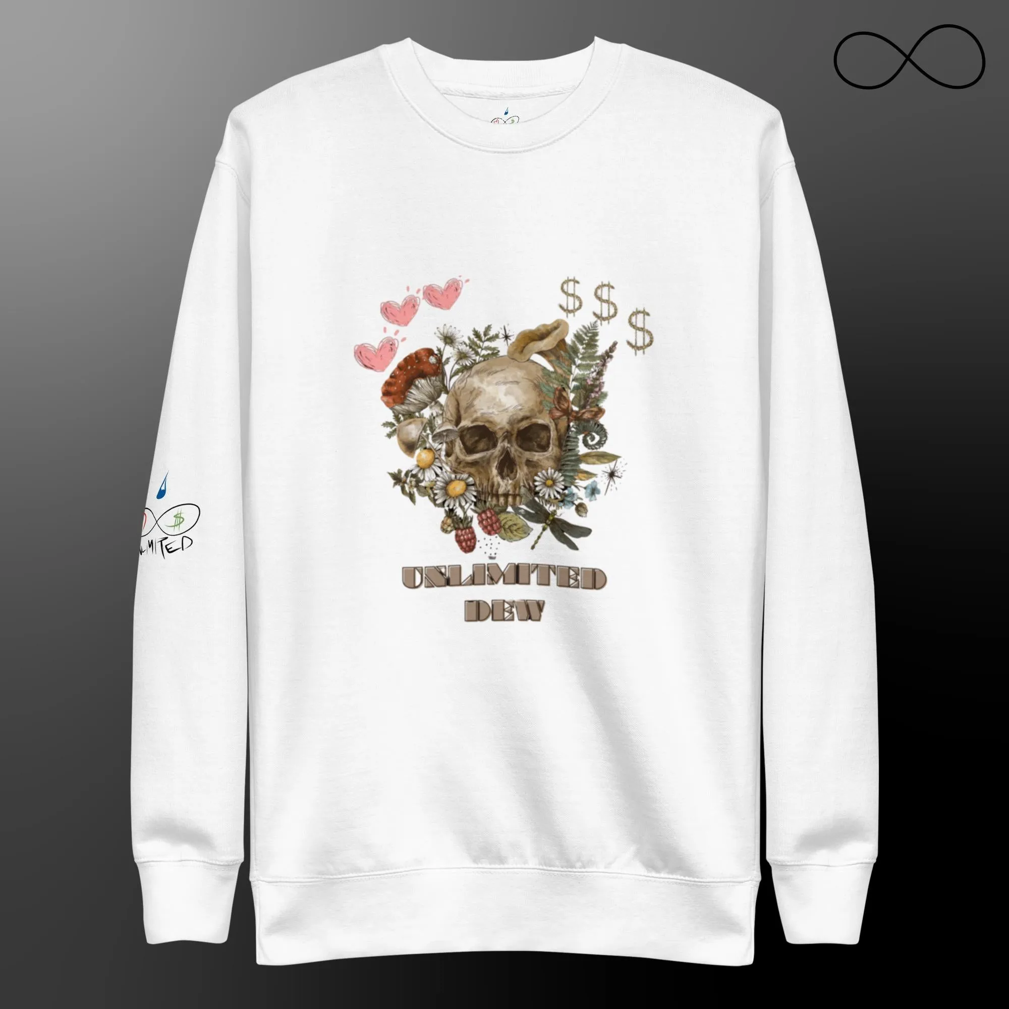 Triple Skull Dew Unisex Sweatshirt