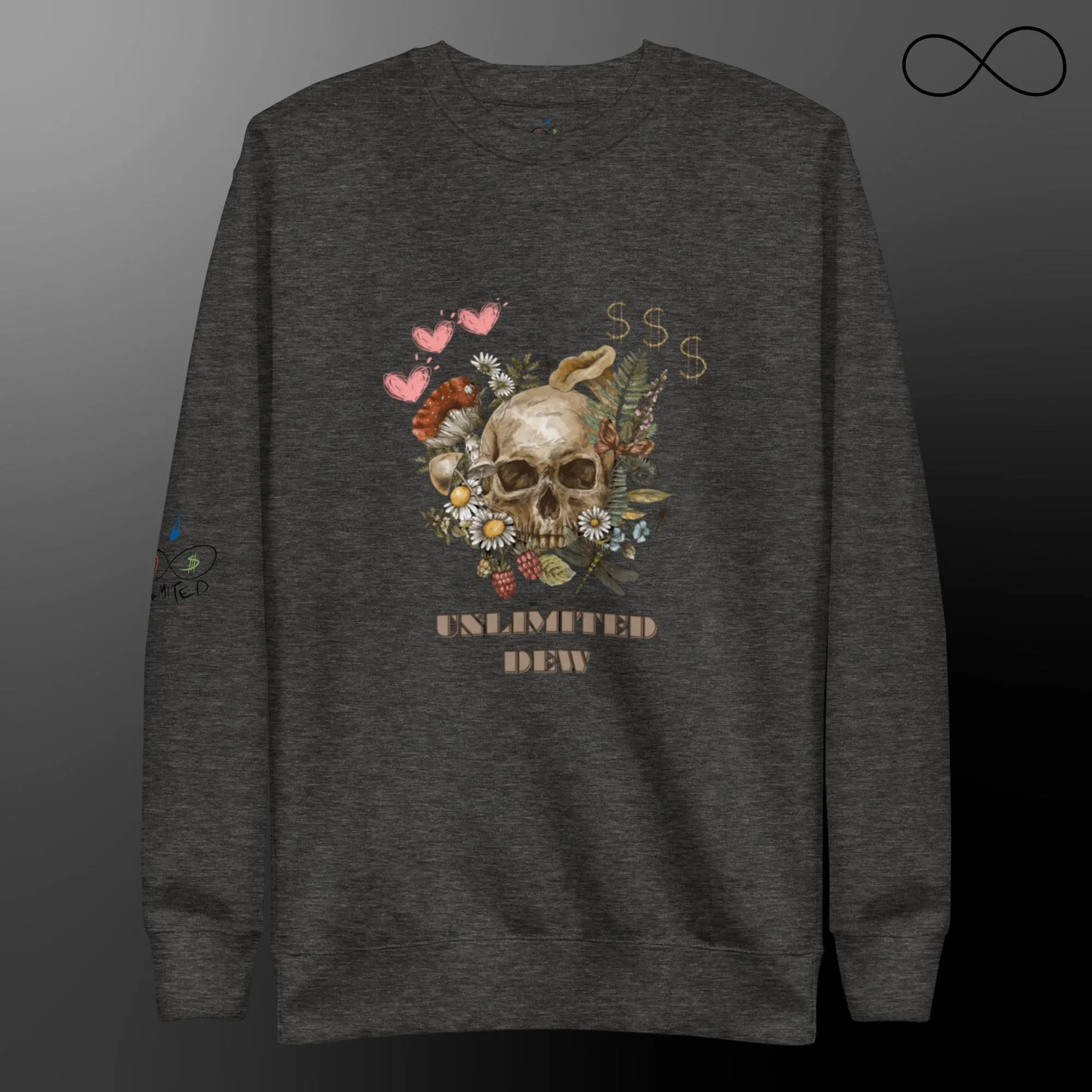 Triple Skull Dew Unisex Sweatshirt