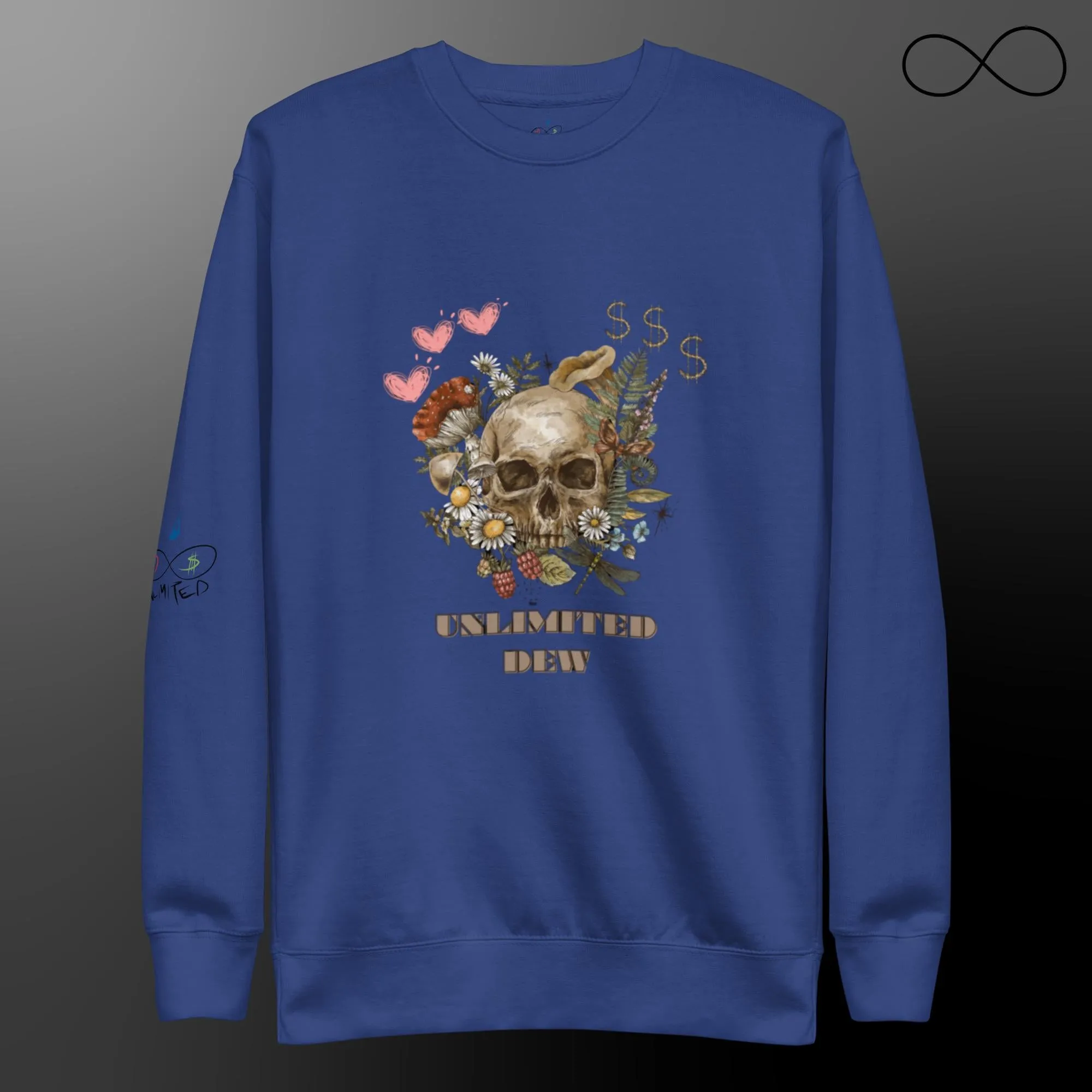 Triple Skull Dew Unisex Sweatshirt