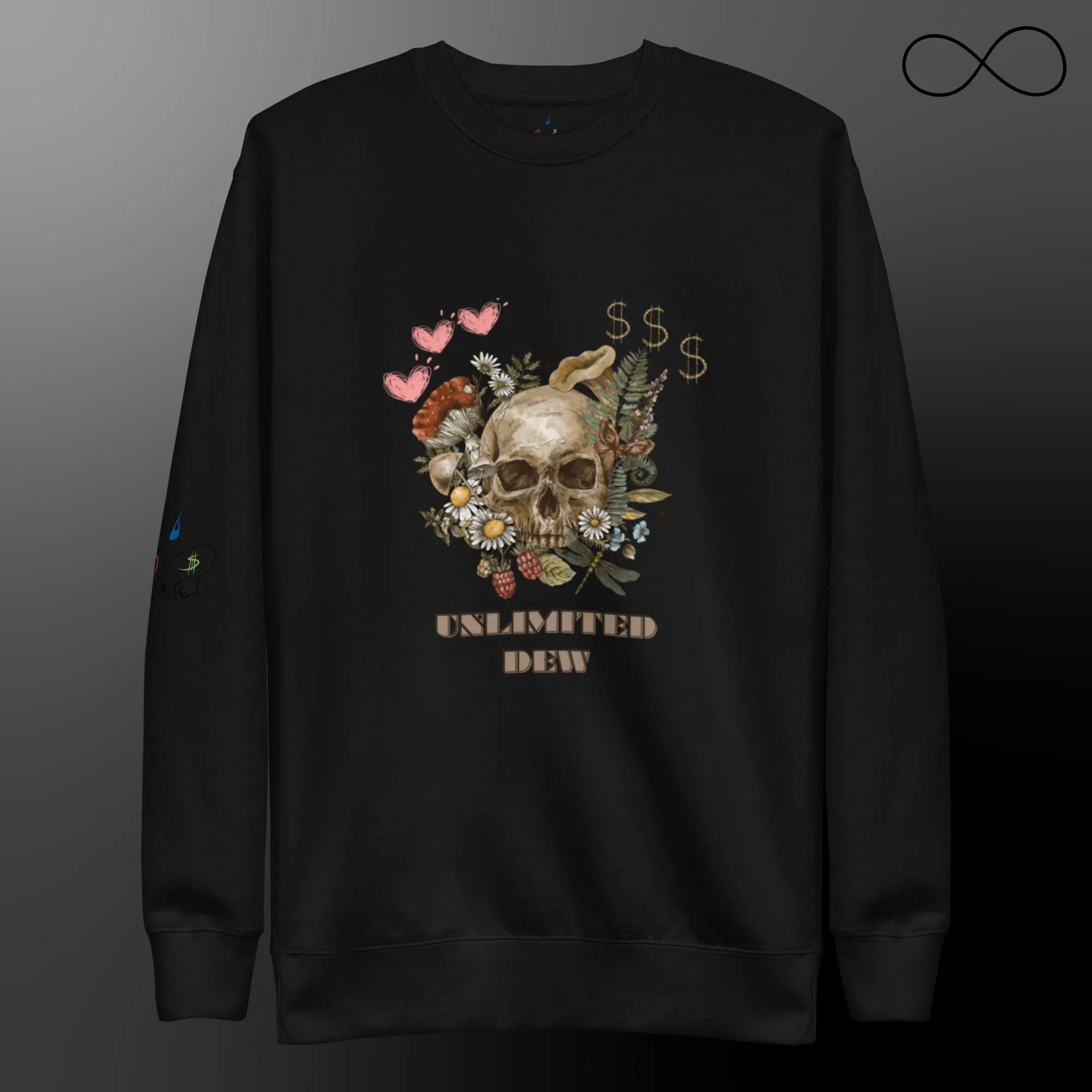 Triple Skull Dew Unisex Sweatshirt