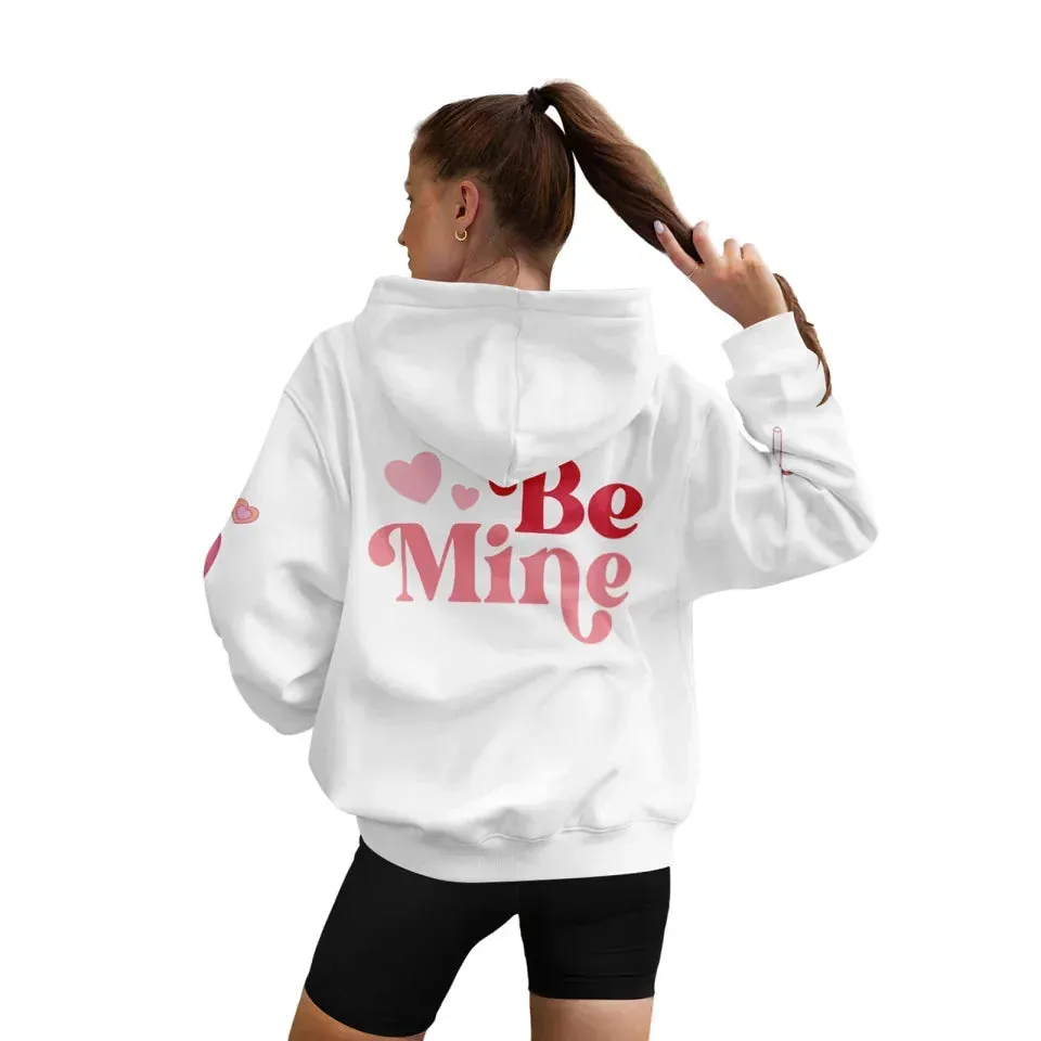 Unique Gift,Personalized Romantic Rose Hoodies, Custom Love-Themed Comfortable Unisex Sweatshirt, Best Gift for Valentine's Day