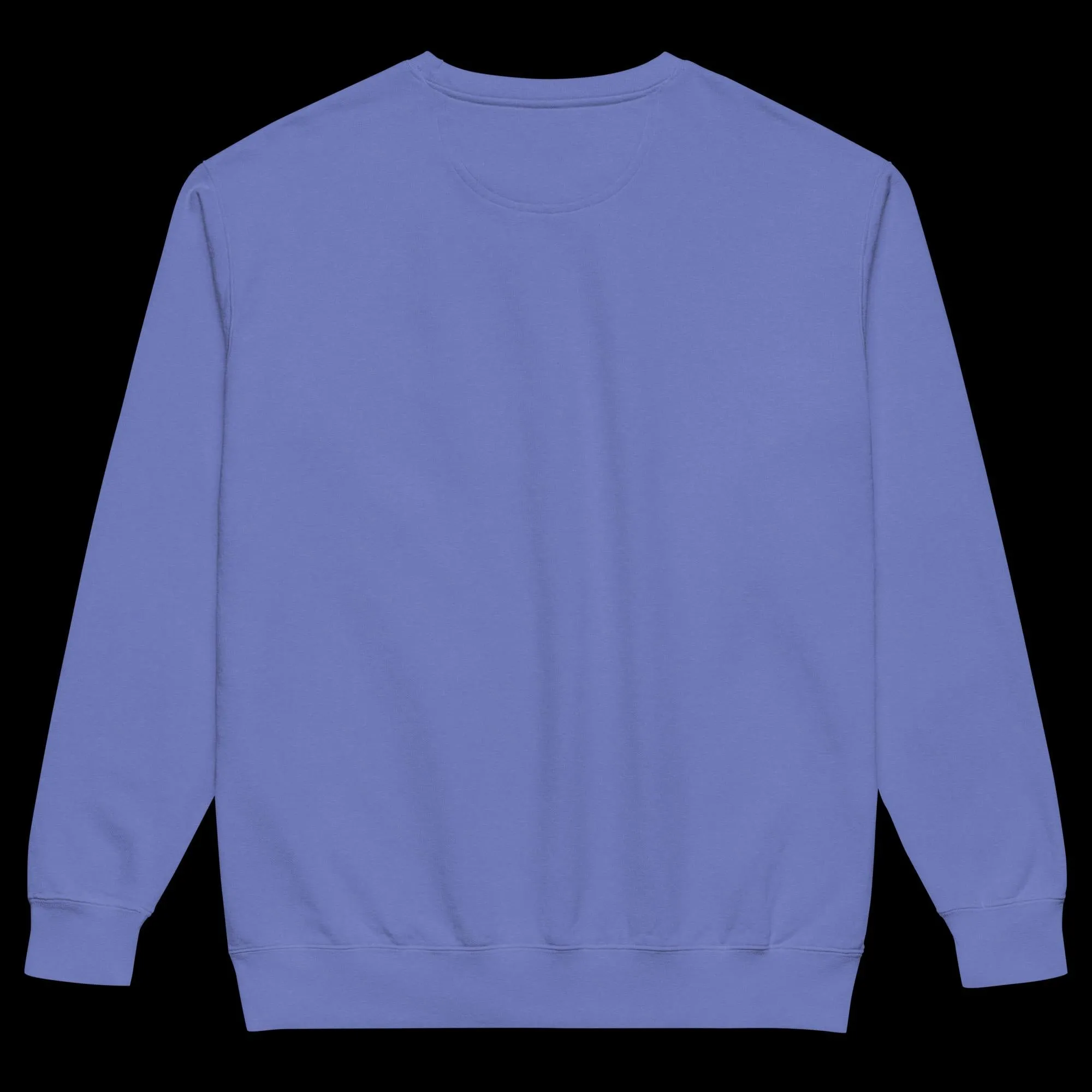 Unisex garment-dyed sweatshirt