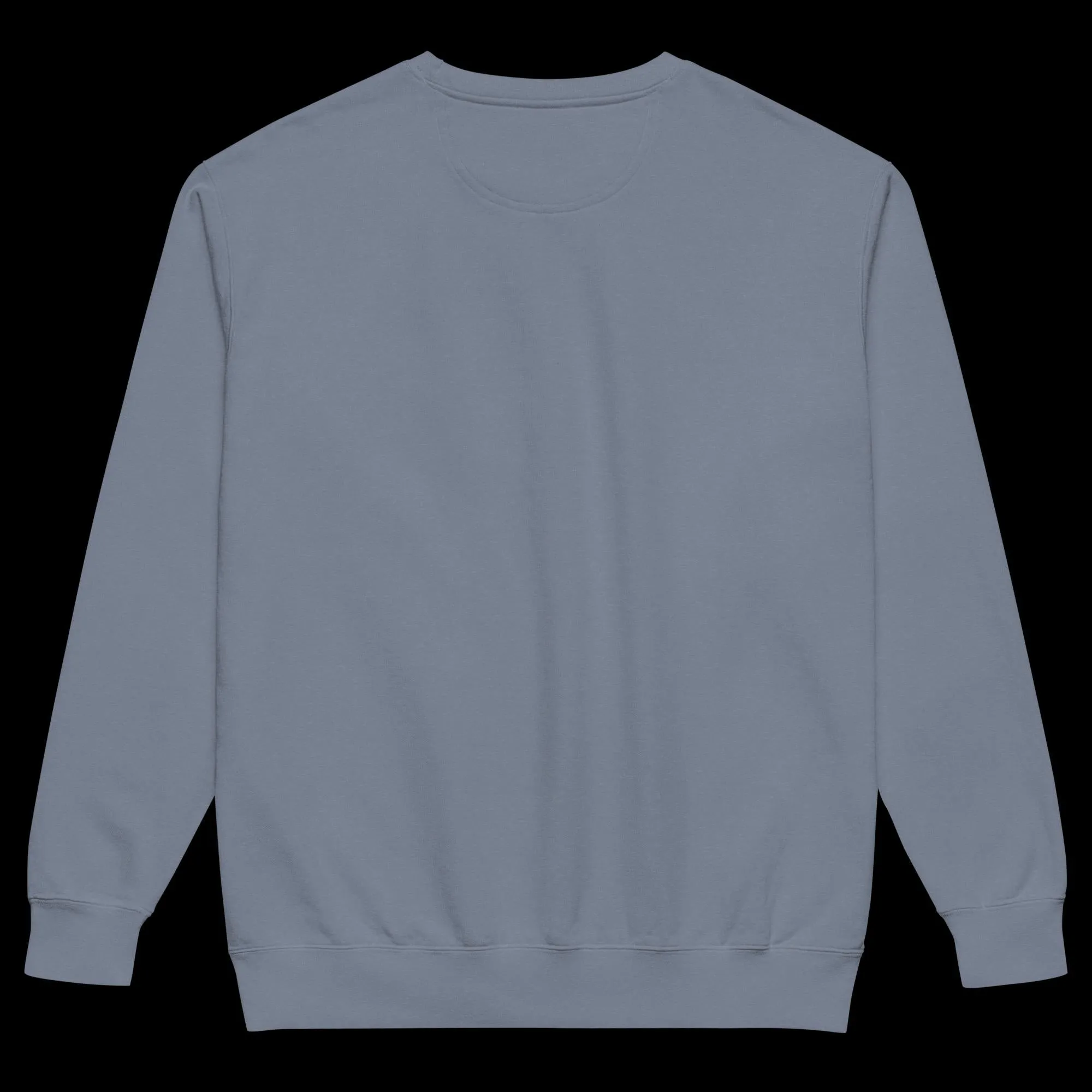 Unisex garment-dyed sweatshirt