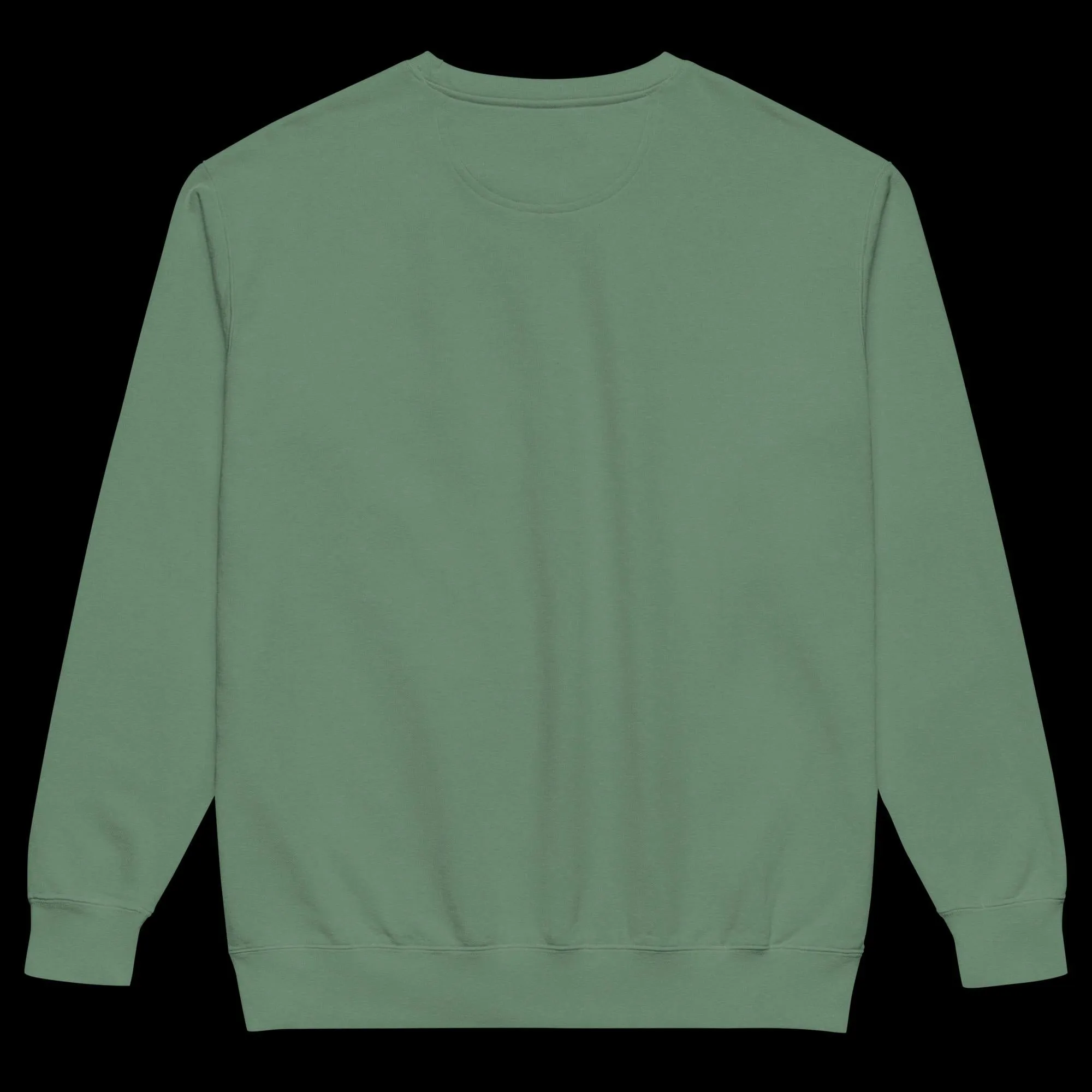Unisex garment-dyed sweatshirt