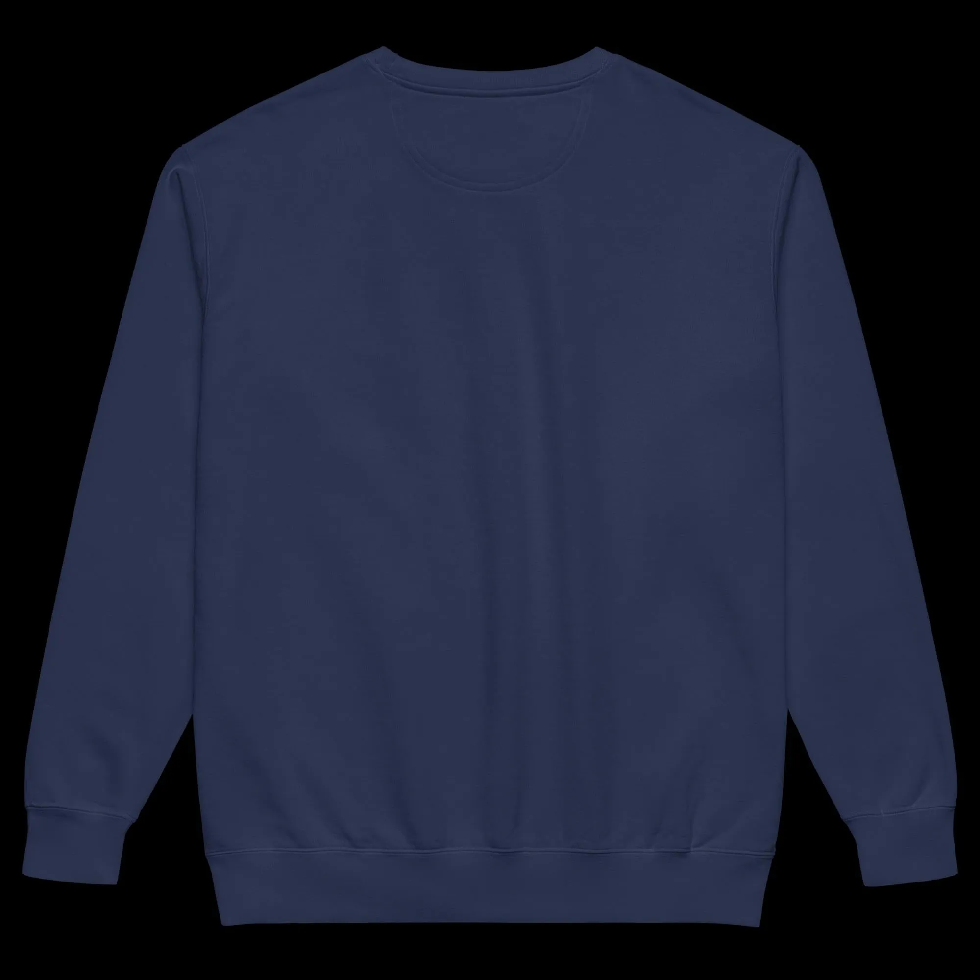 Unisex garment-dyed sweatshirt