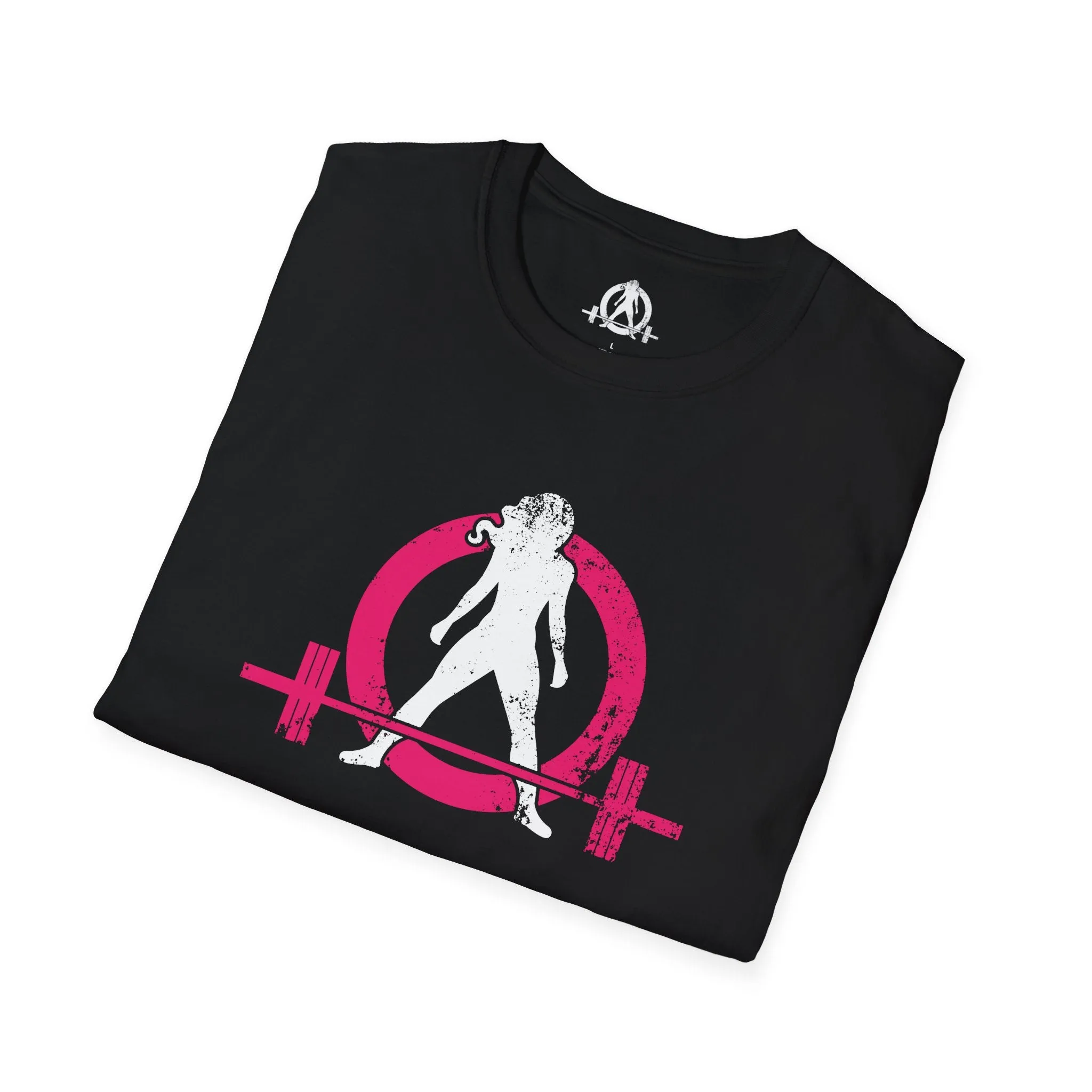 Unisex Softstyle T-Shirt - Color Distressed Logo - Plain Back