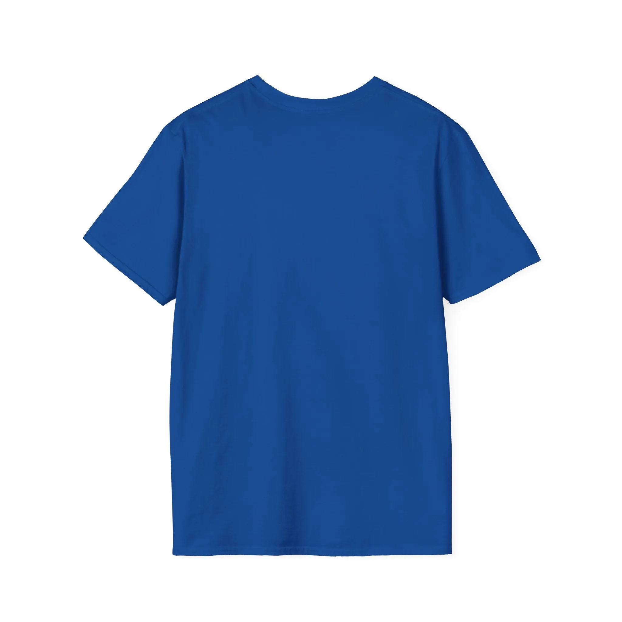 Unisex Softstyle T-Shirt - Color Distressed Logo - Plain Back