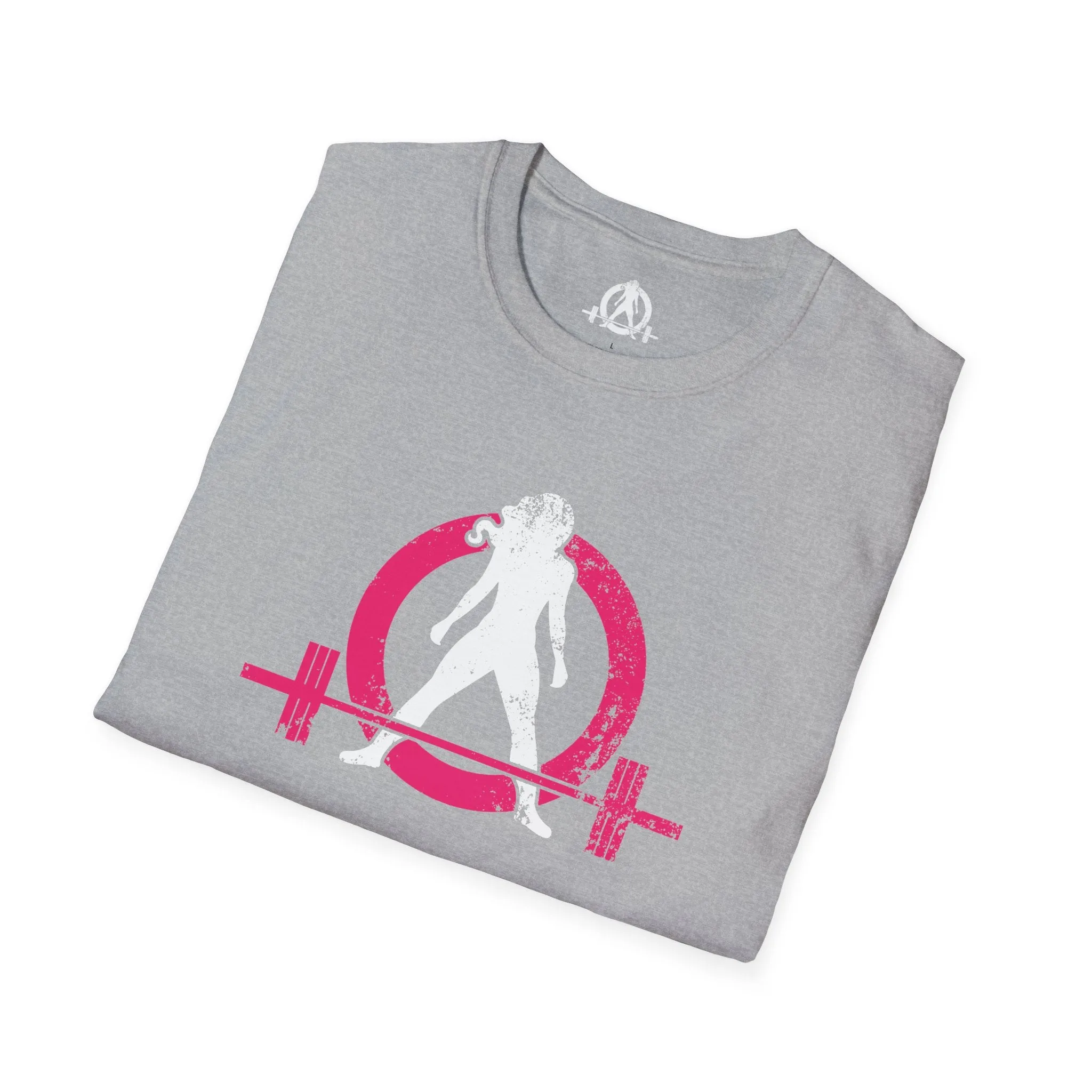Unisex Softstyle T-Shirt - Color Distressed Logo - Plain Back