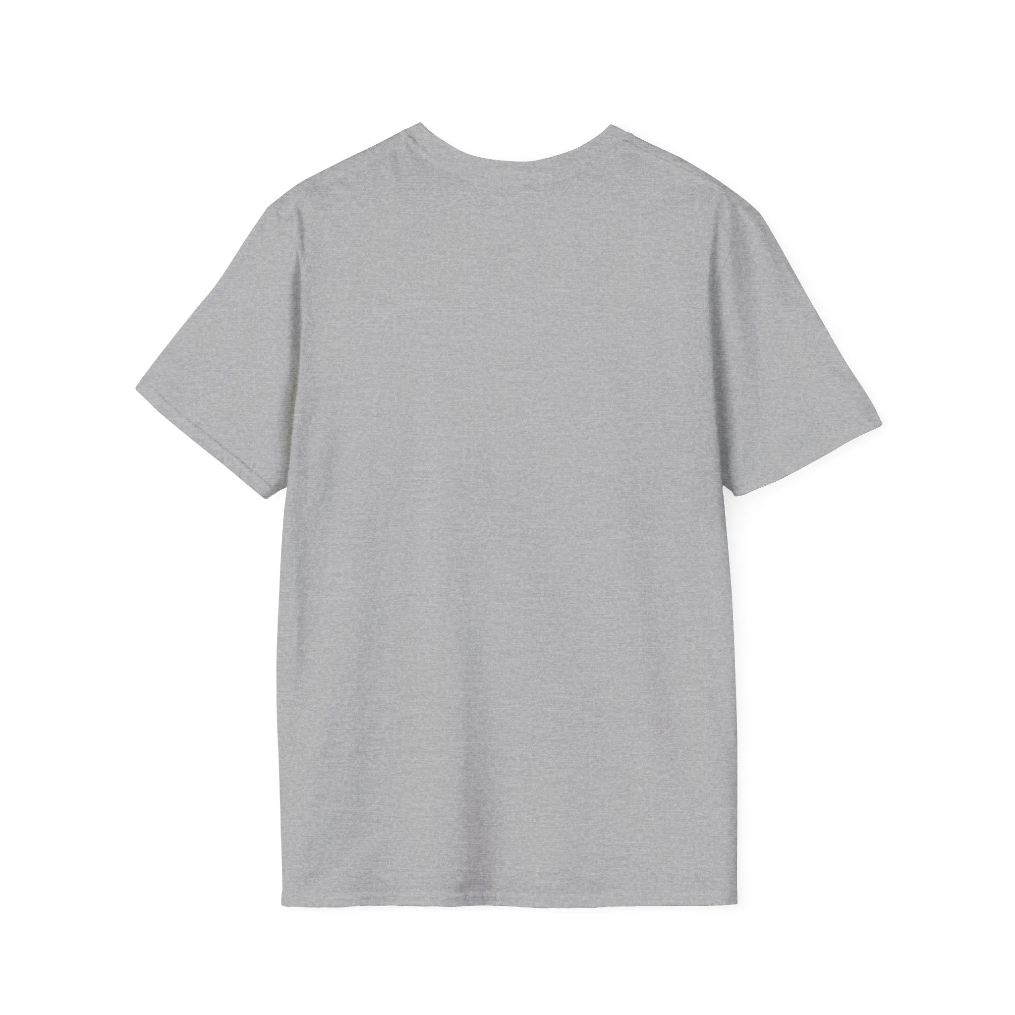 Unisex Softstyle T-Shirt - Color Distressed Logo - Plain Back