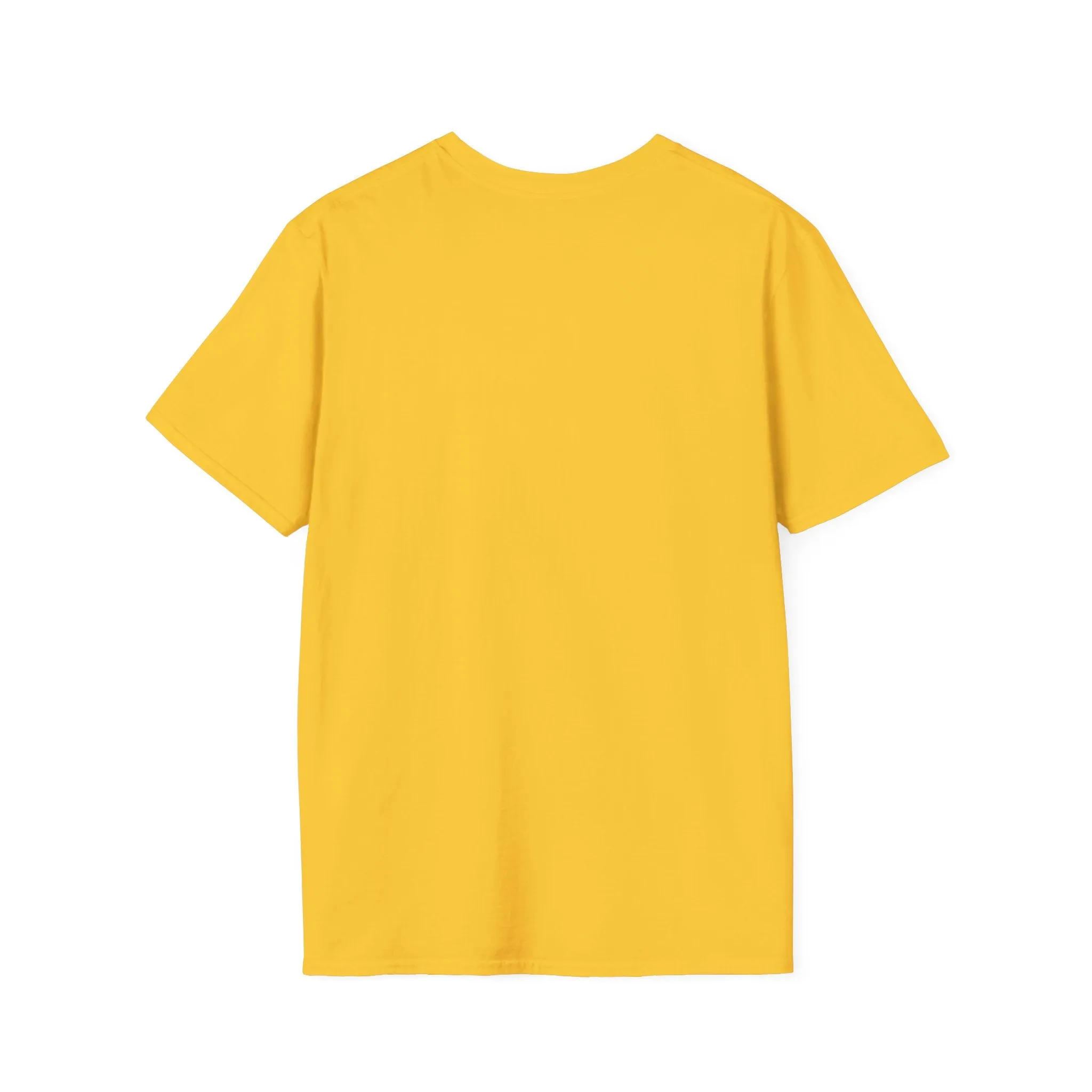 Unisex Softstyle T-Shirt - Color Distressed Logo - Plain Back