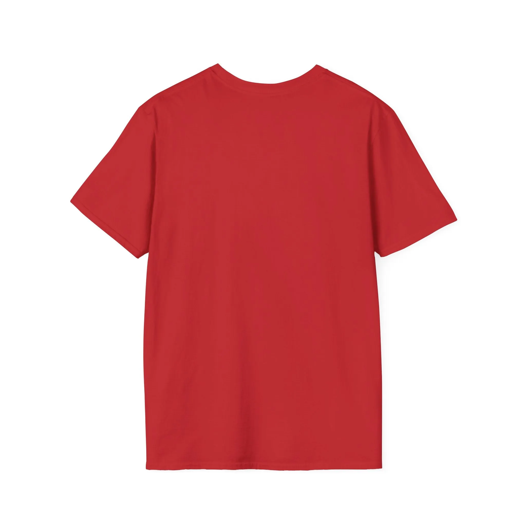 Unisex Softstyle T-Shirt - Color Distressed Logo - Plain Back