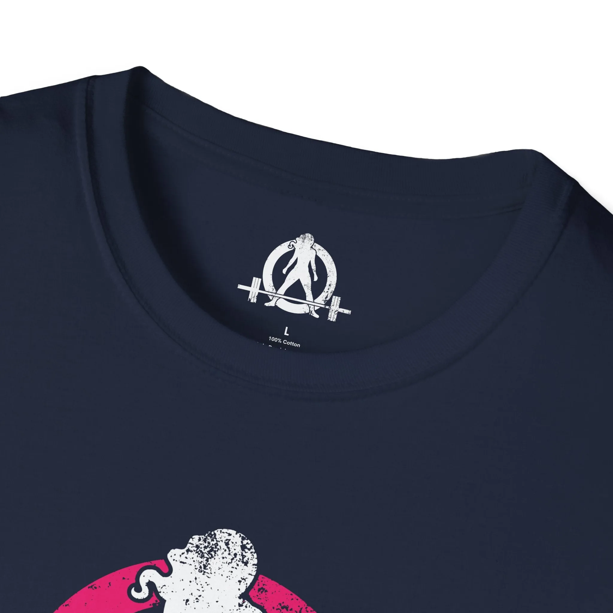Unisex Softstyle T-Shirt - Color Distressed Logo - Plain Back